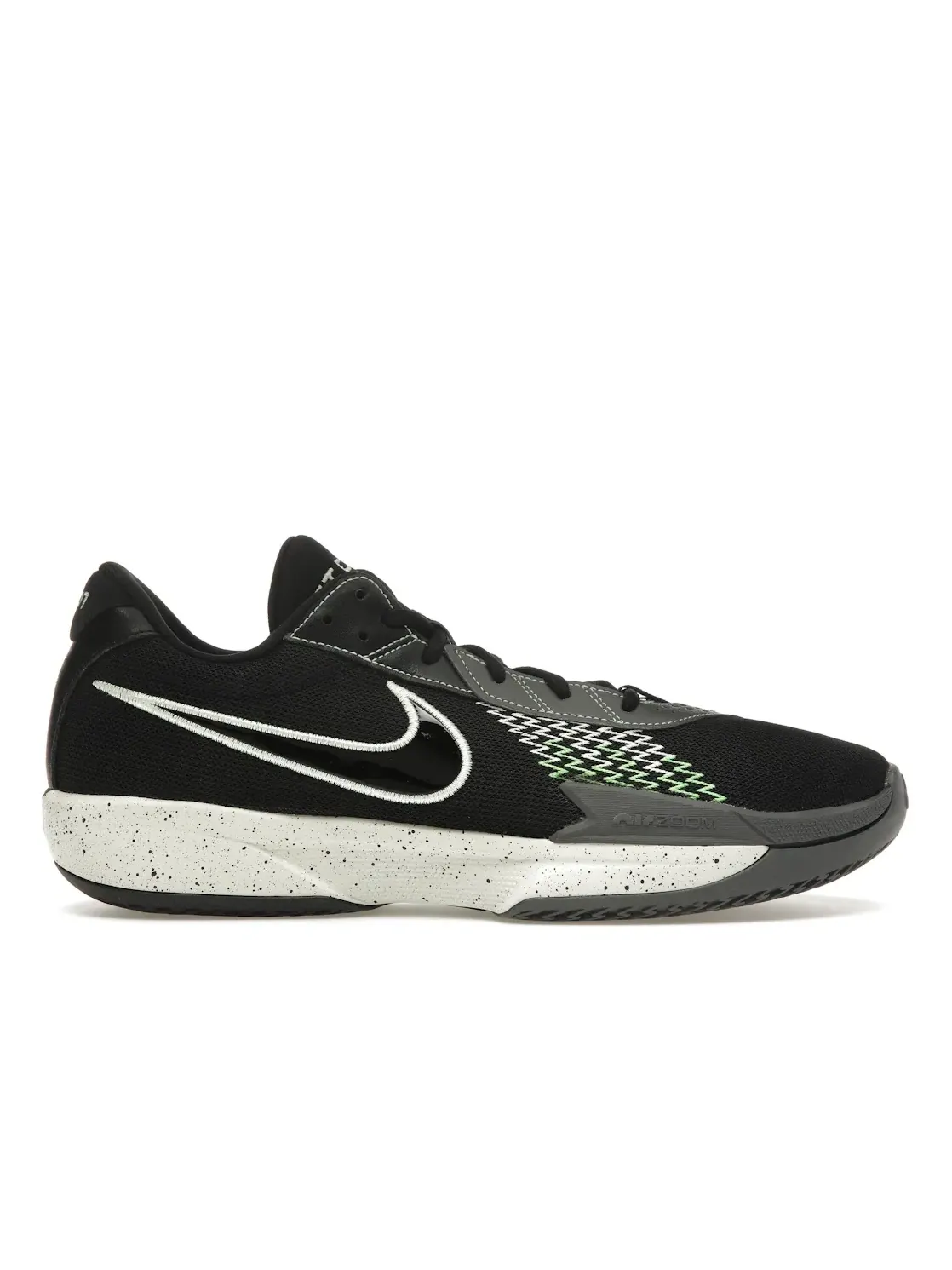 Мужские кроссовки для баскетбола Nike Zoom GT Cut Academy — изображение 1 из 4, черный//зеленый