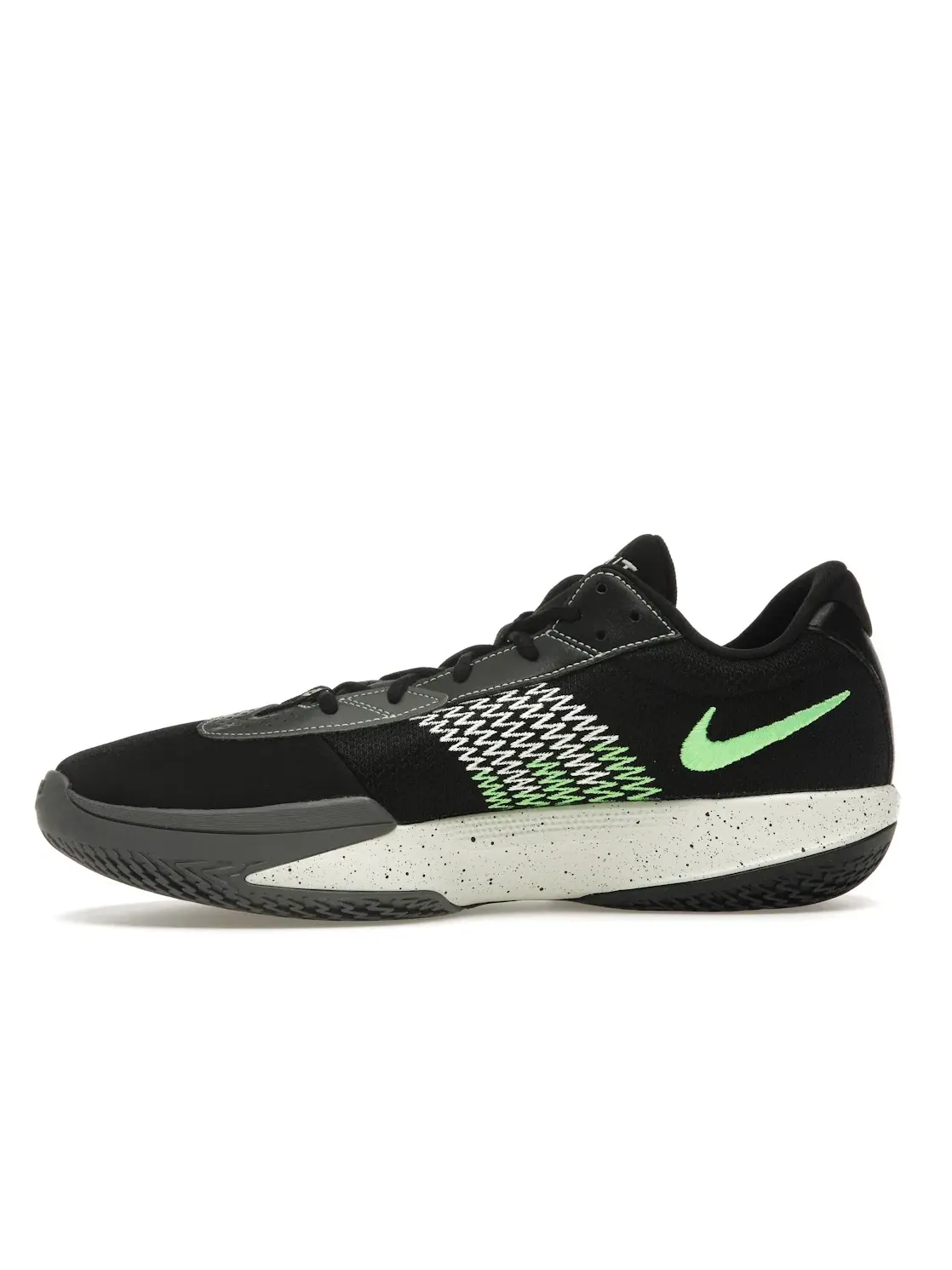 Мужские кроссовки для баскетбола Nike Zoom GT Cut Academy — изображение 3 из 4, черный//зеленый