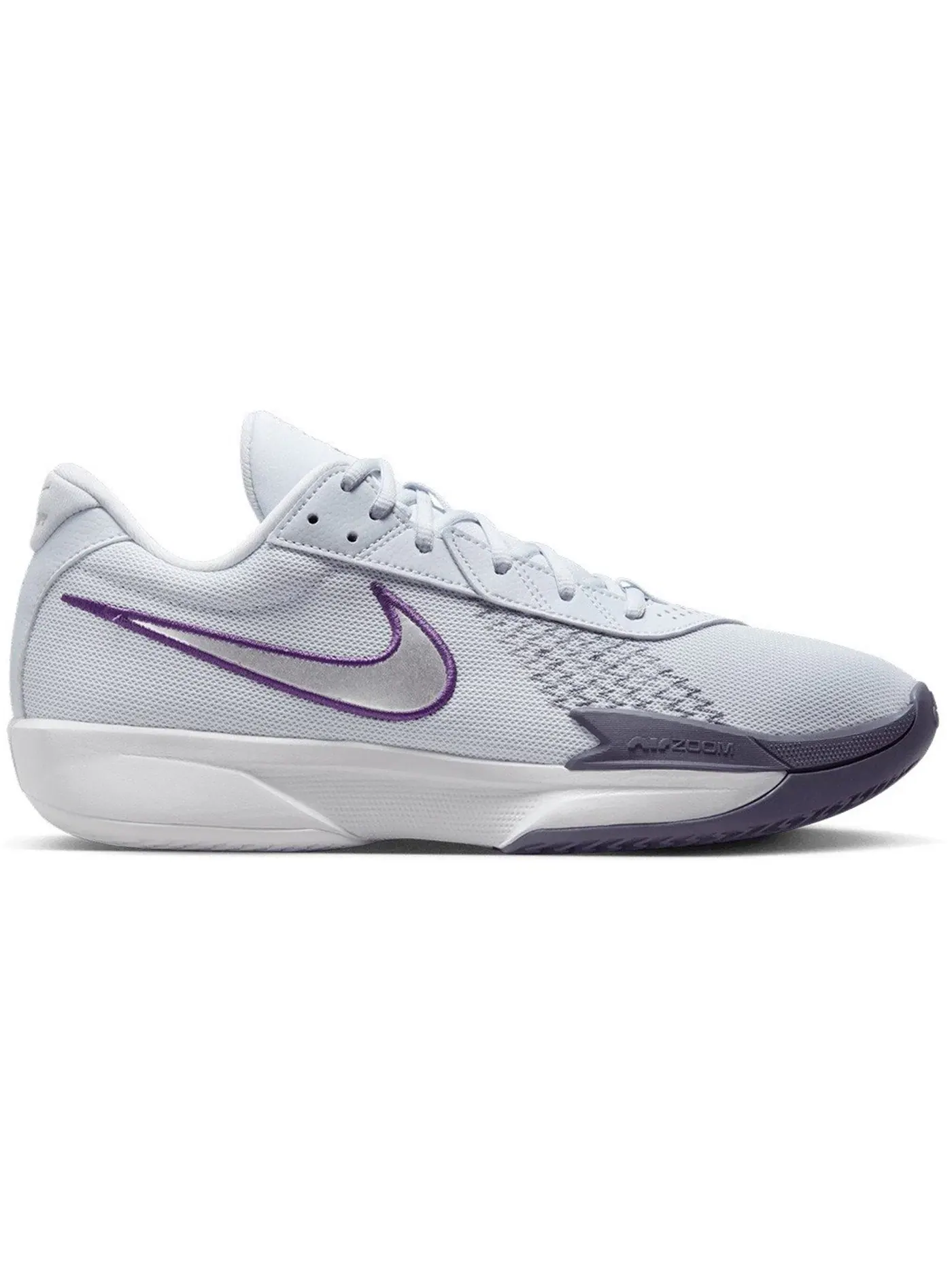 Мужские кроссовки для баскетбола Nike Zoom GT Cut Academy — изображение 1 из 1, серый/серый-фиолетовый