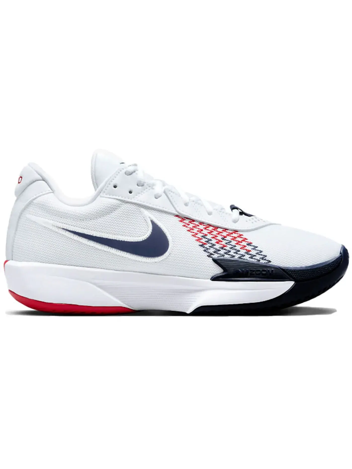 Мужские кроссовки для баскетбола Nike Zoom GT Cut Academy — изображение 1 из 1, белый/красный