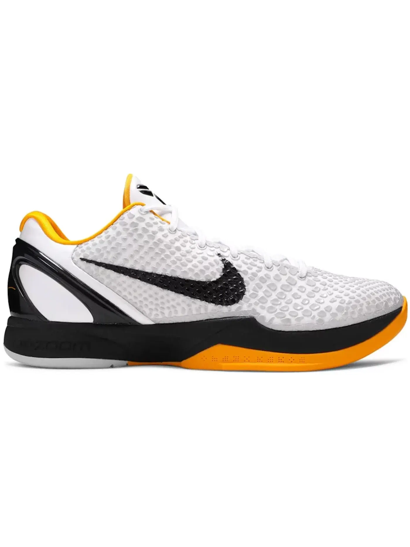 Мужские кроссовки для баскетбола Nike Zoom Kobe 6 — изображение 1 из 1, белый/черный