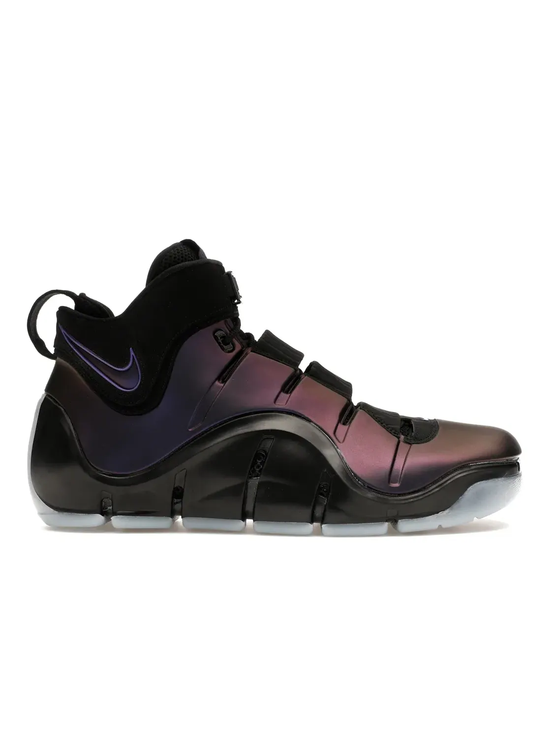 Мужские кроссовки для баскетбола Nike Zoom LeBron 4 — изображение 1 из 4, черный/фиолетовый/синий