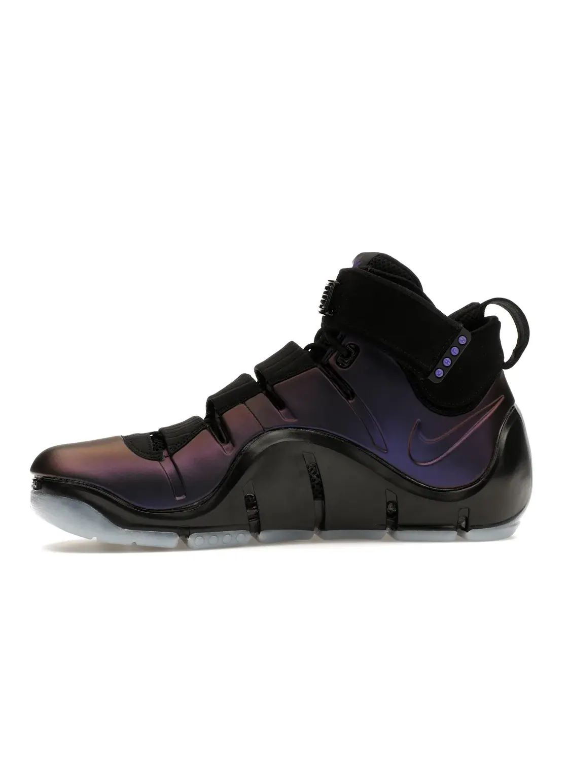 Мужские кроссовки для баскетбола Nike Zoom LeBron 4 — изображение 3 из 4, черный/фиолетовый/синий