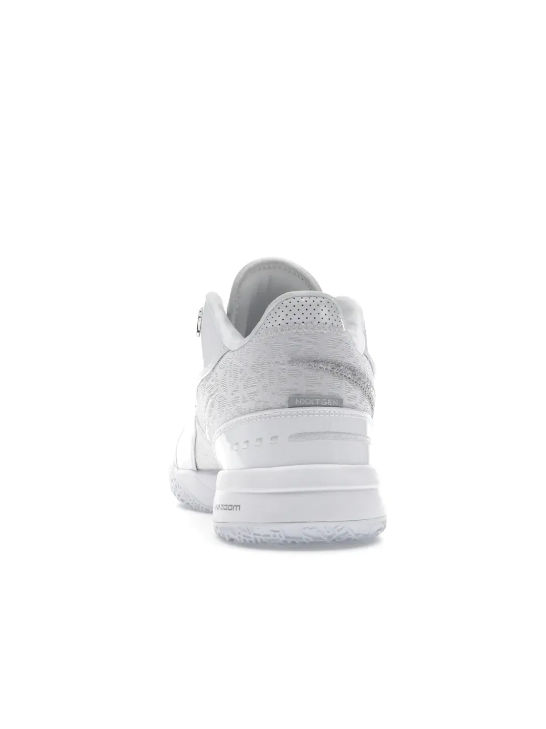 Мужские кроссовки для баскетбола Nike Zoom LeBron NXXT Gen AMPD — изображение 4 из 4, белый/белый-серебристый