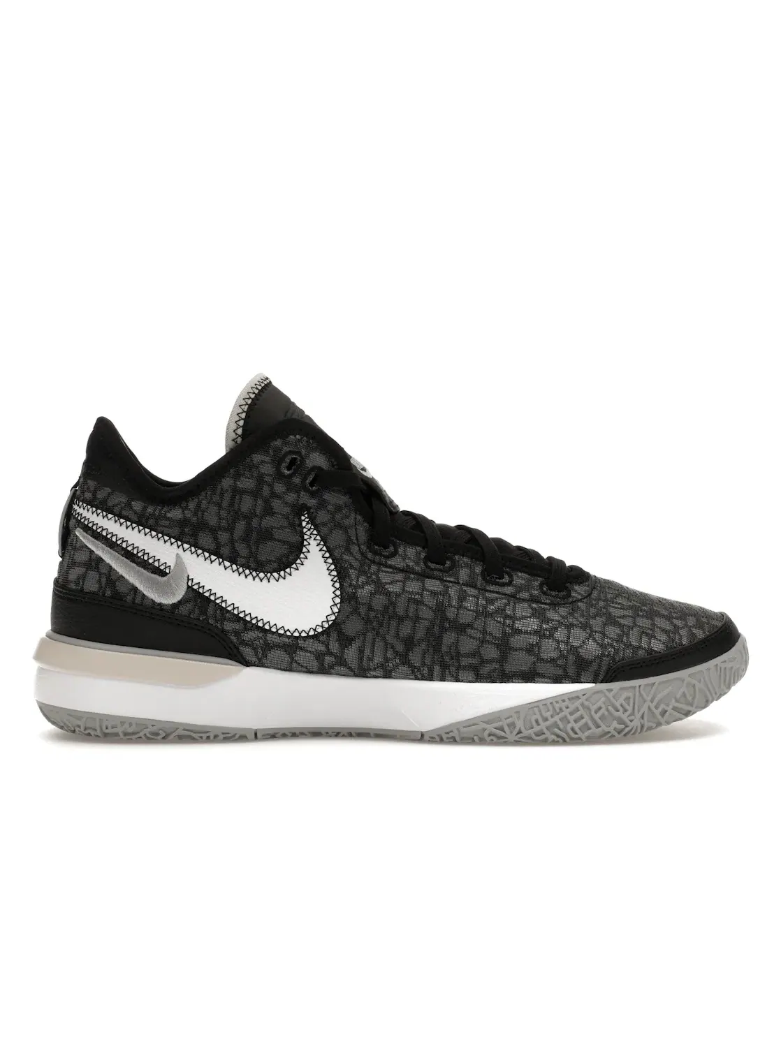 Мужские кроссовки для баскетбола Nike Zoom LeBron NXXT Gen Nike — изображение 1 из 4, серый черный белый