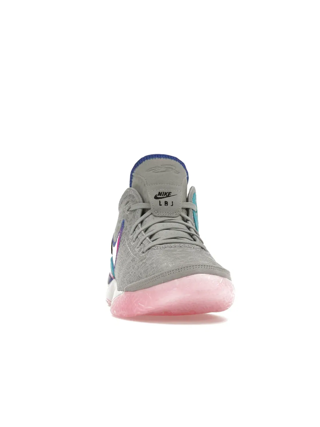 Мужские кроссовки с принтом Nike Zoom LeBron NXXT Gen Nike — изображение 2 из 4, серый/розовый