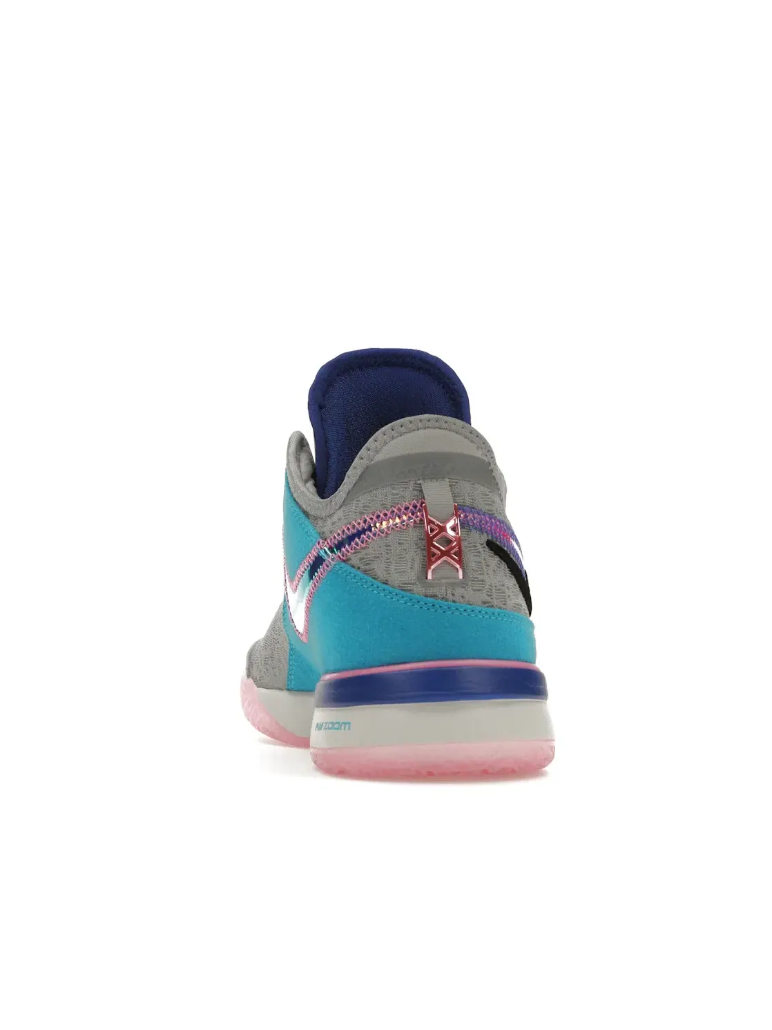 Мужские кроссовки с принтом Nike Zoom LeBron NXXT Gen Nike — изображение 4 из 4, серый/розовый