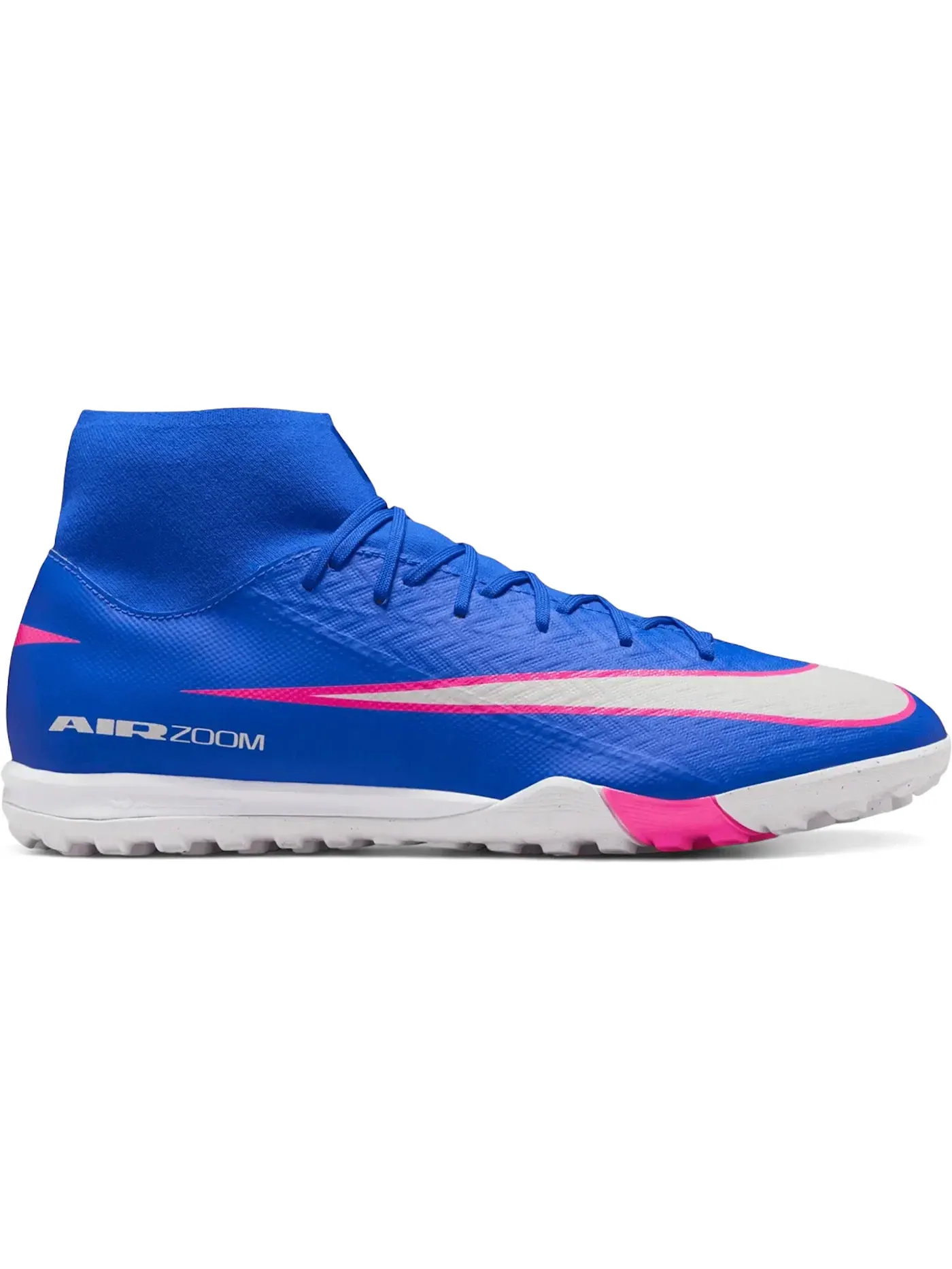 Мужские кроссовки для футбола Nike Zoom Mercurial Superfly 10 Academy TF — изображение 1 из 1, синий/белый