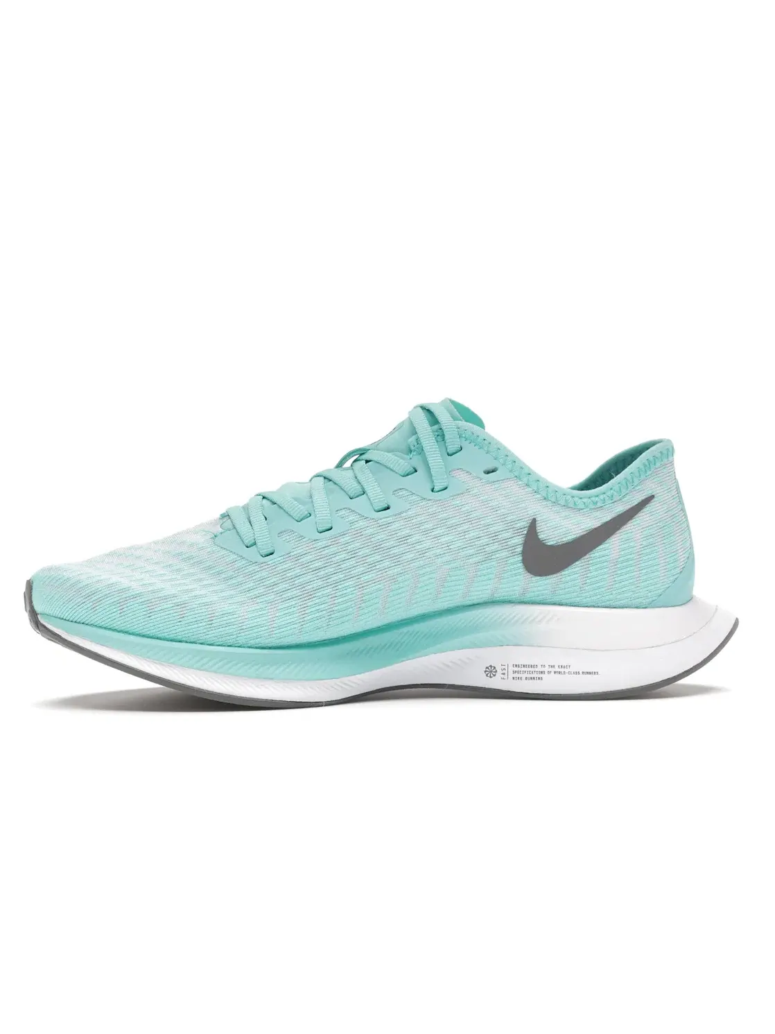 Женские кроссовки для бега Nike Zoom Pegasus Turbo 2 — изображение 3 из 4, серый/серый/серый