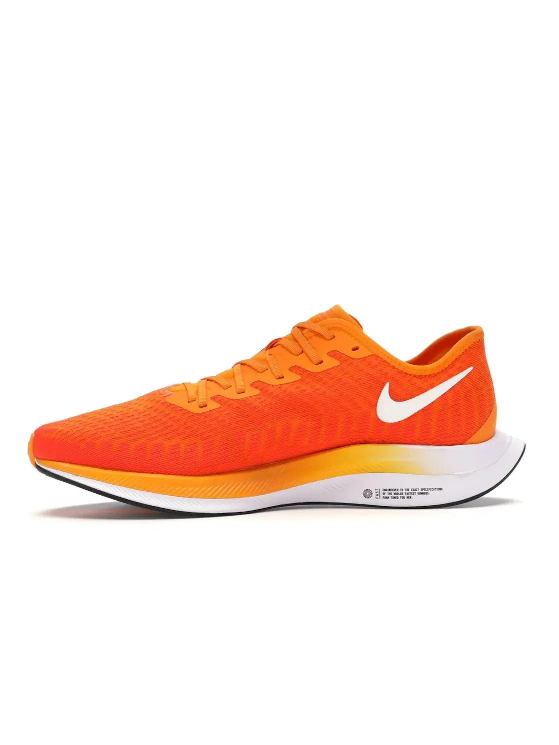 Мужские кроссовки для бега Nike Zoom Pegasus Turbo 2 — изображение 3 из 4, оранжевый/черный-белый