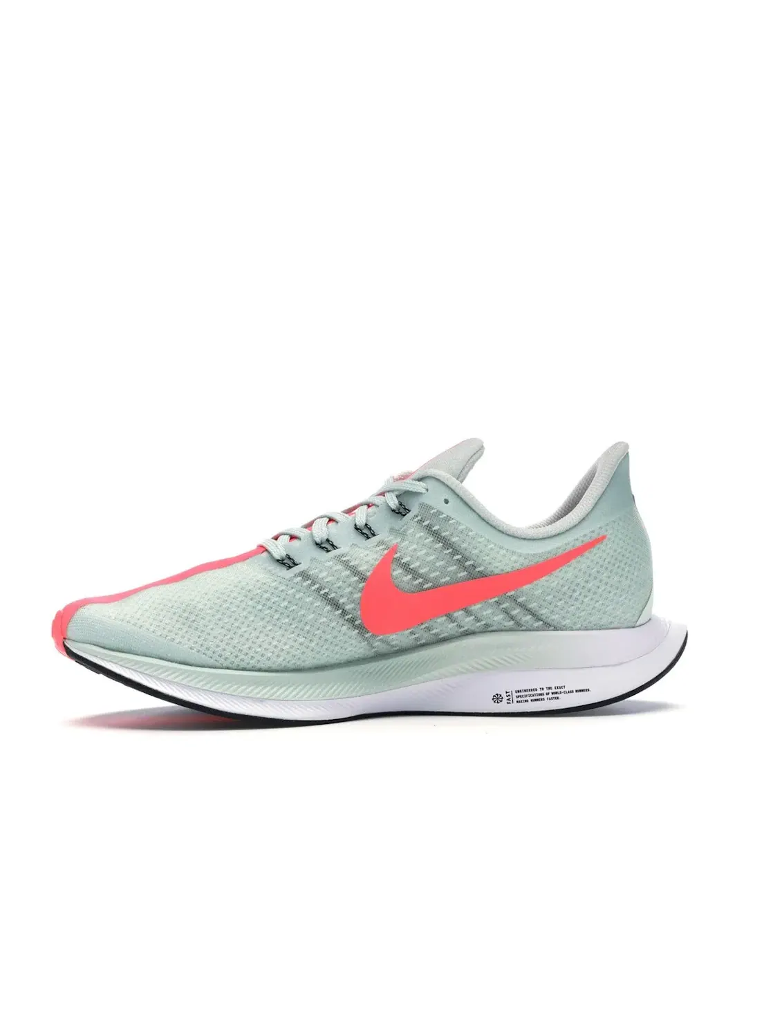Женские кроссовки для бега Nike Zoom Pegasus 35 Turbo — изображение 3 из 4, серый/-черный-белый