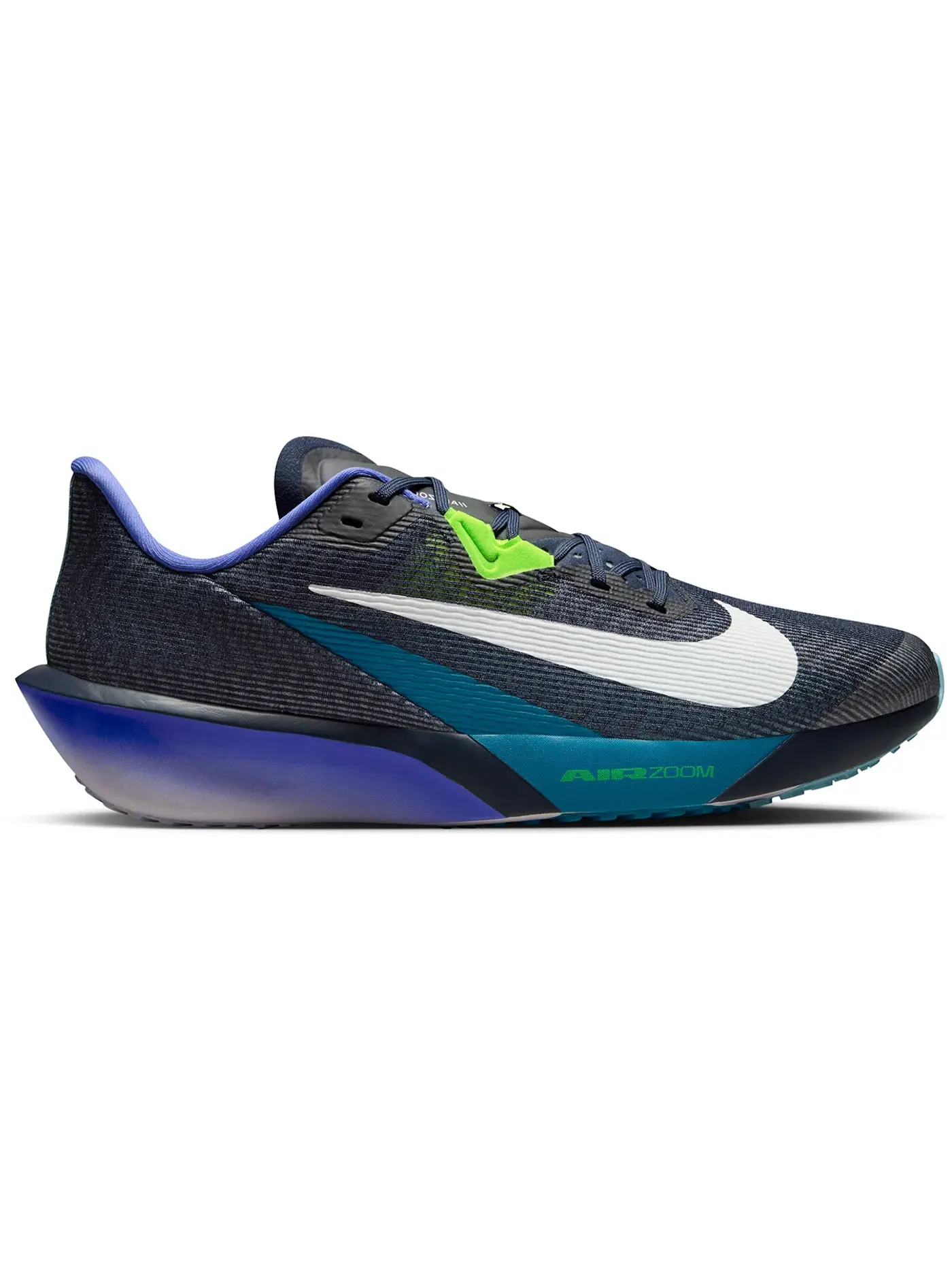 Мужские кроссовки для бега с амортизацией Nike Zoom Rival Fly 4 Nike — изображение 1 из 1, фиолетовый/зеленый/белый