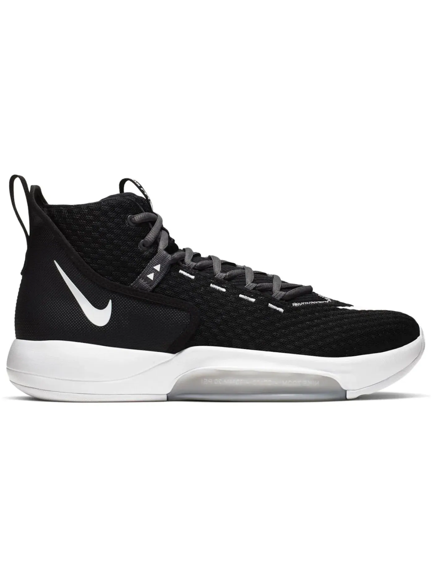 Мужские кроссовки для баскетбола Nike Zoom Rize TB — изображение 1 из 1, черный/белый/серый