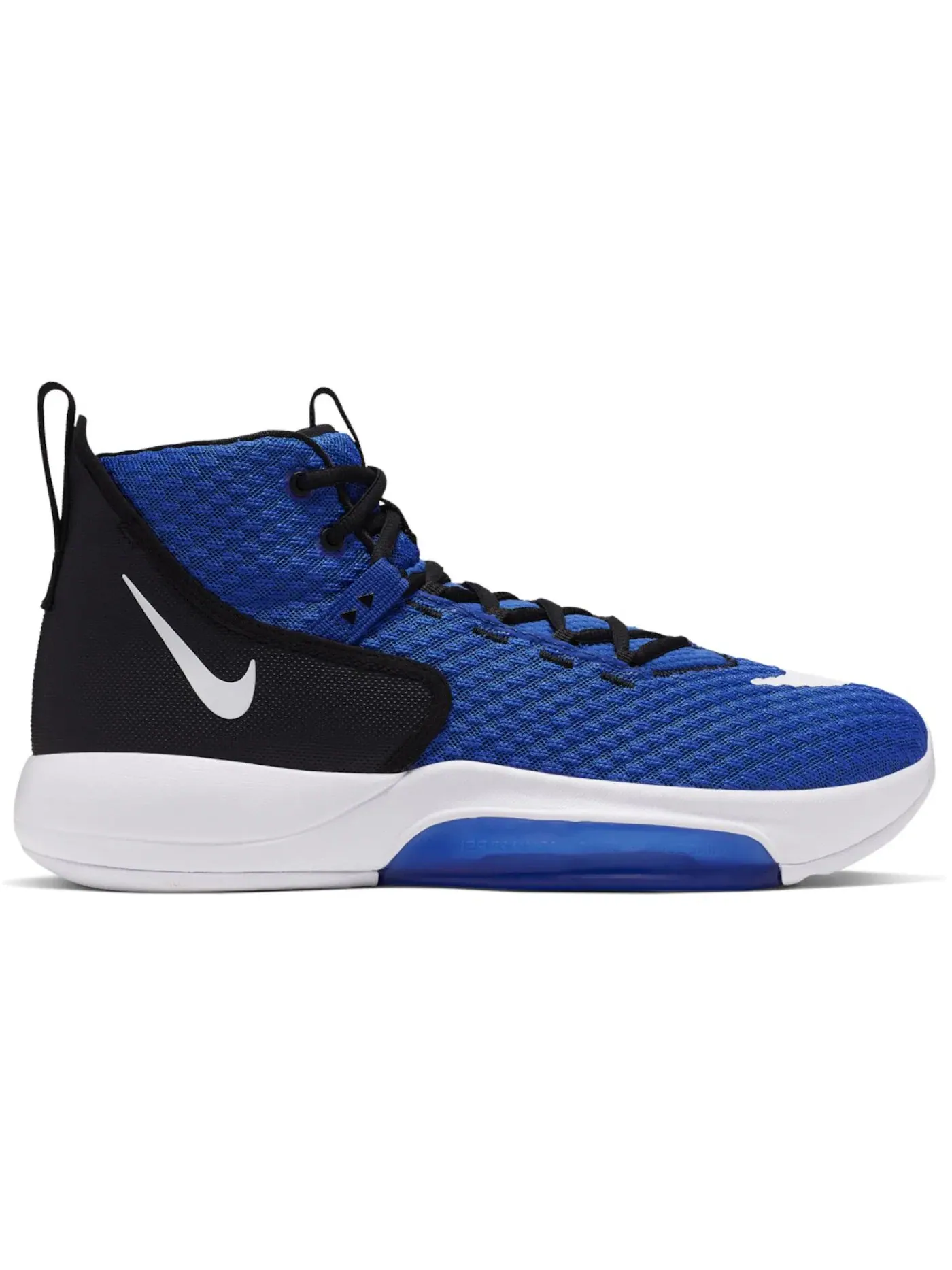 Мужские баскетбольные кроссовки Nike Zoom Rize TB — изображение 1 из 1, белый/черный