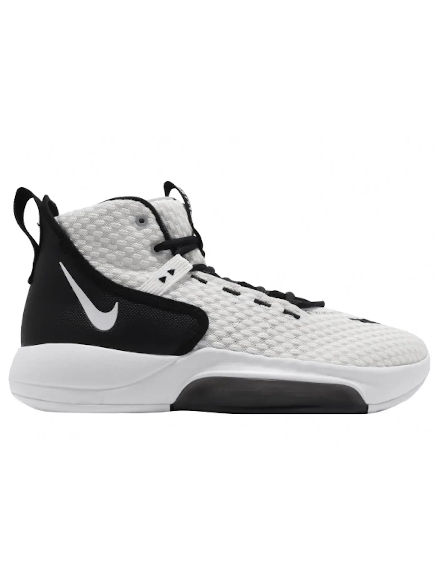 Мужские кроссовки для баскетбола Nike Zoom Rize Team Nike — изображение 1 из 1, белый/белый/черный