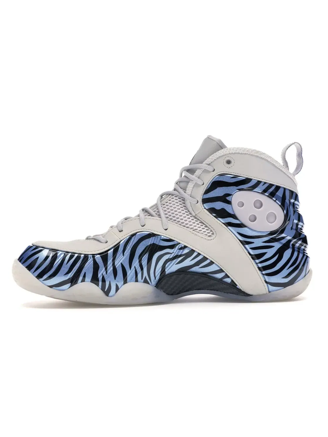 Мужские кроссовки с дизайном Memphis Tigers Nike Zoom Rookie — изображение 3 из 4, серый/синий-черный