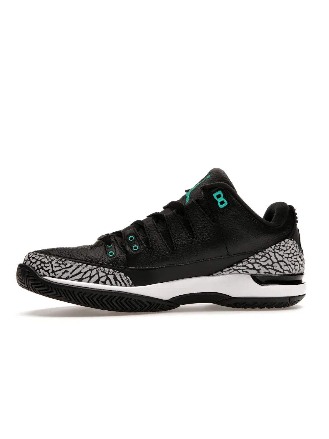 Мужские кроссовки для бега Nike Zoom Vapor AJ3 — изображение 3 из 4, черный/белый-прозрачный