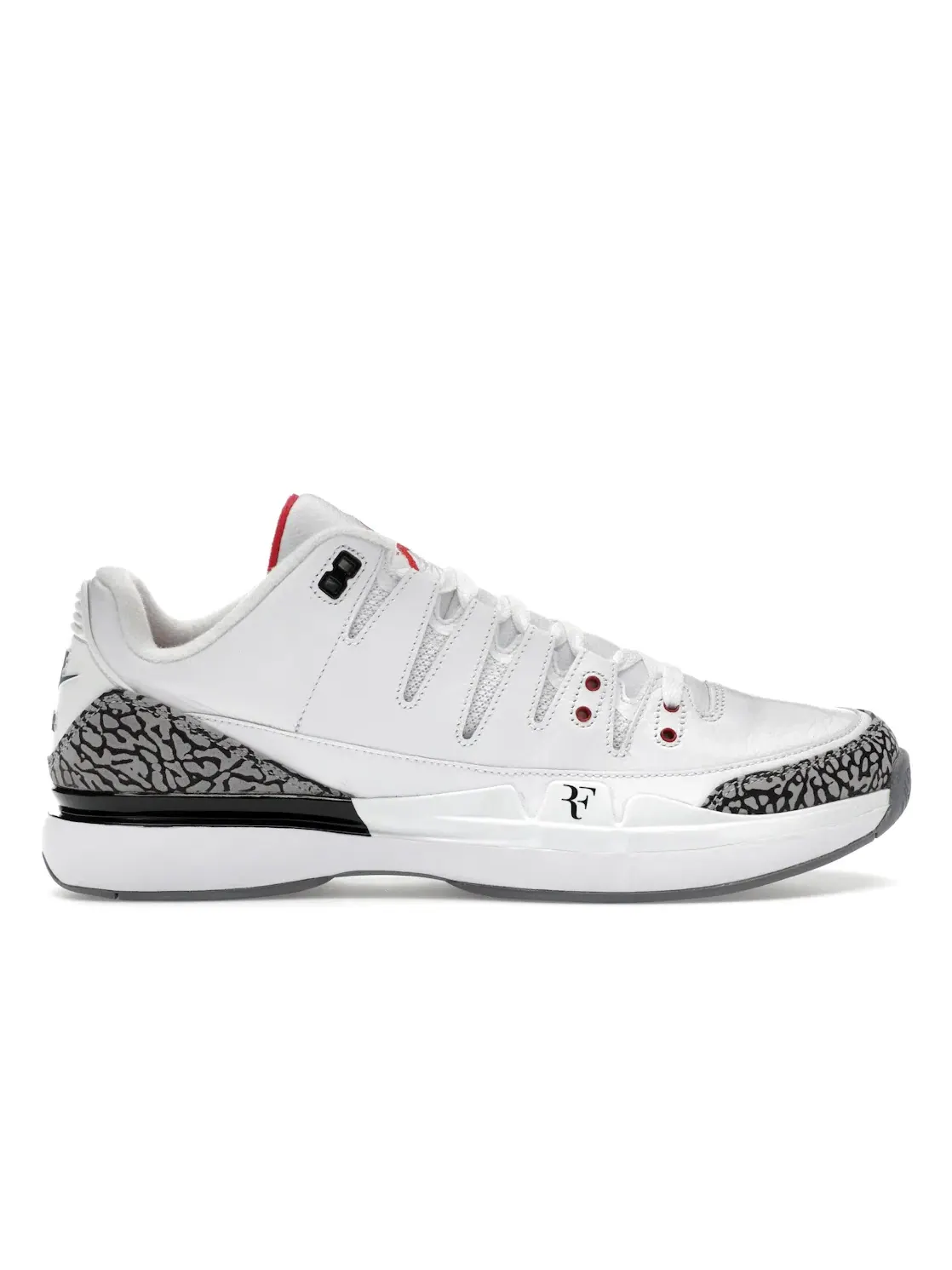 Мужские кроссовки для бега Nike Zoom Vapor AJ3 — изображение 1 из 4, белый/красный-серый