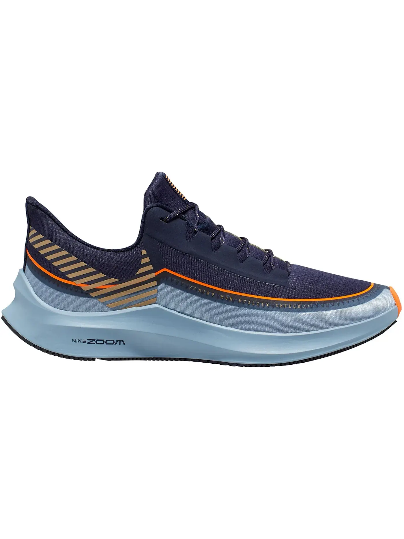 Мужские кроссовки Lifestyle Nike Zoom Winflo 6 Shield — изображение 1 из 1, синий золотистый