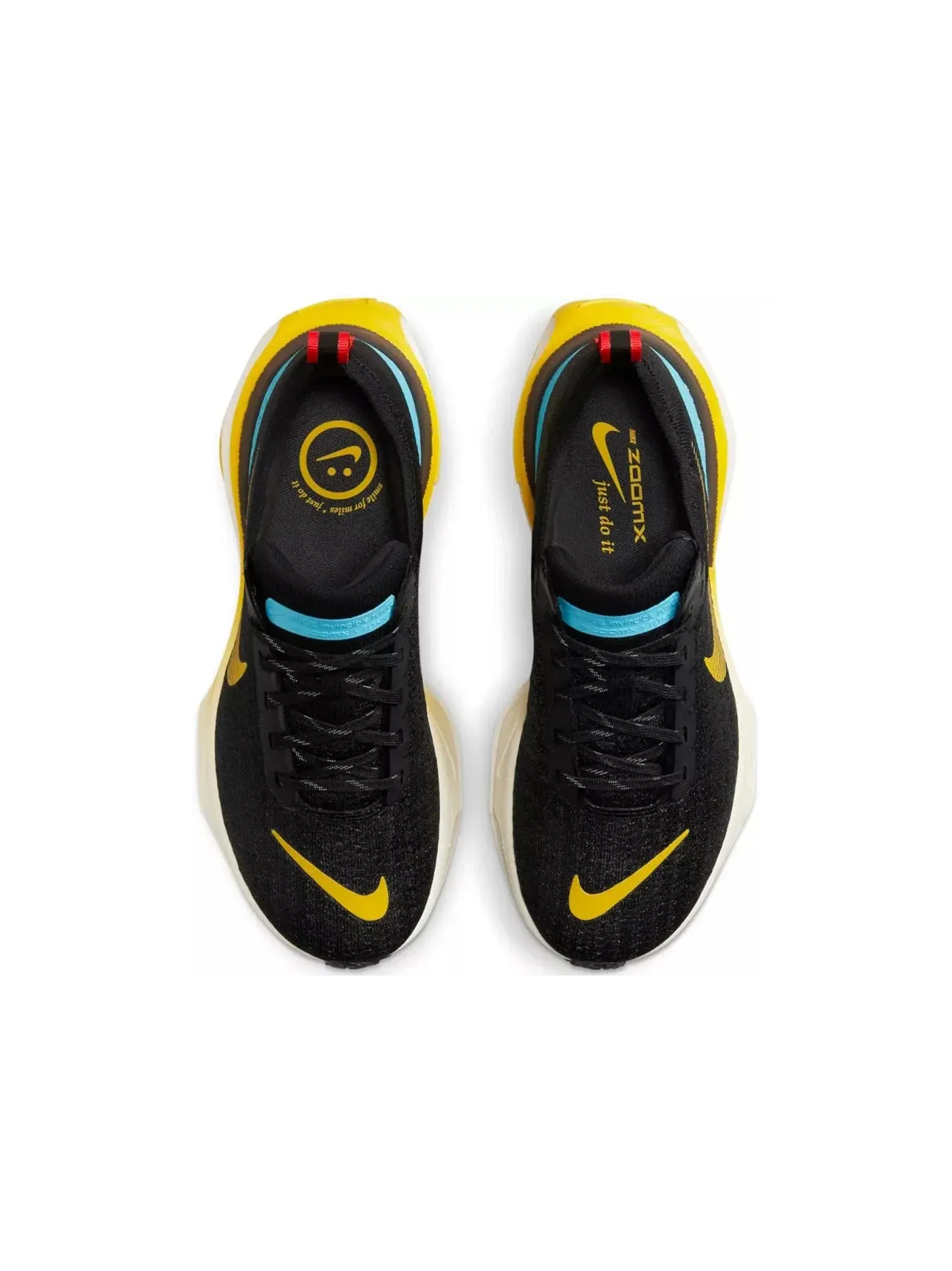 Женские кроссовки для бега с амортизацией Nike ZoomX Invincible Run 3 Nike — изображение 2 из 3, черный//синий/белый