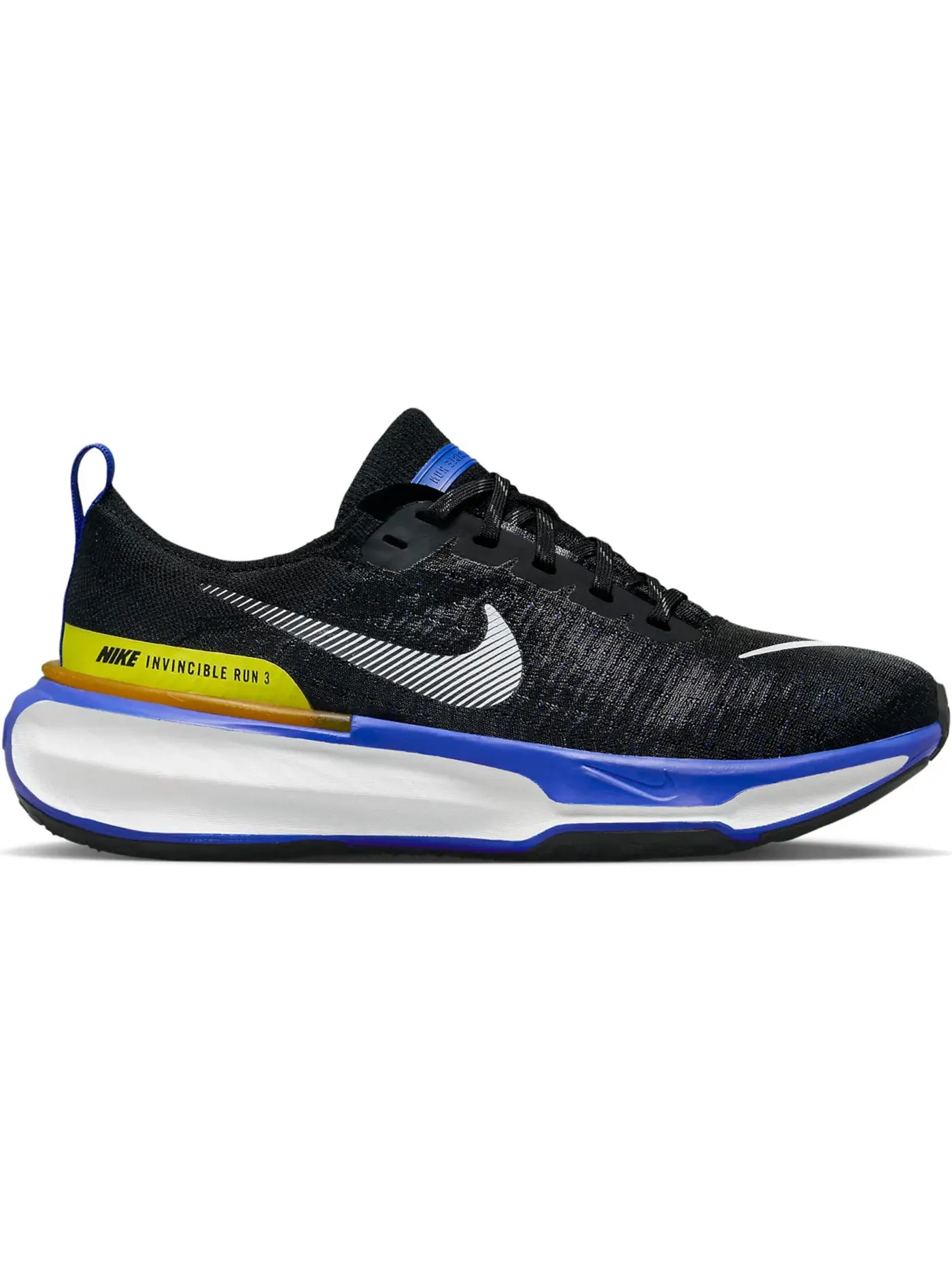 Мужские кроссовки для бега Nike ZoomX Invincible Run 3 Nike — изображение 1 из 1, черный синий белый