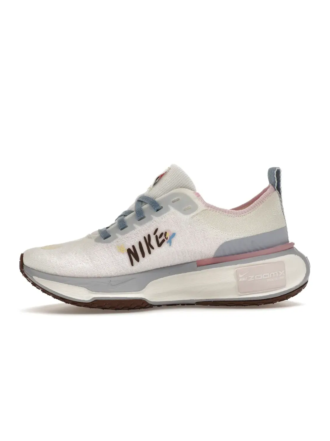 Женские кроссовки для бега с амортизацией Nike ZoomX Invincible Run 3 — изображение 3 из 4, синий/розовый