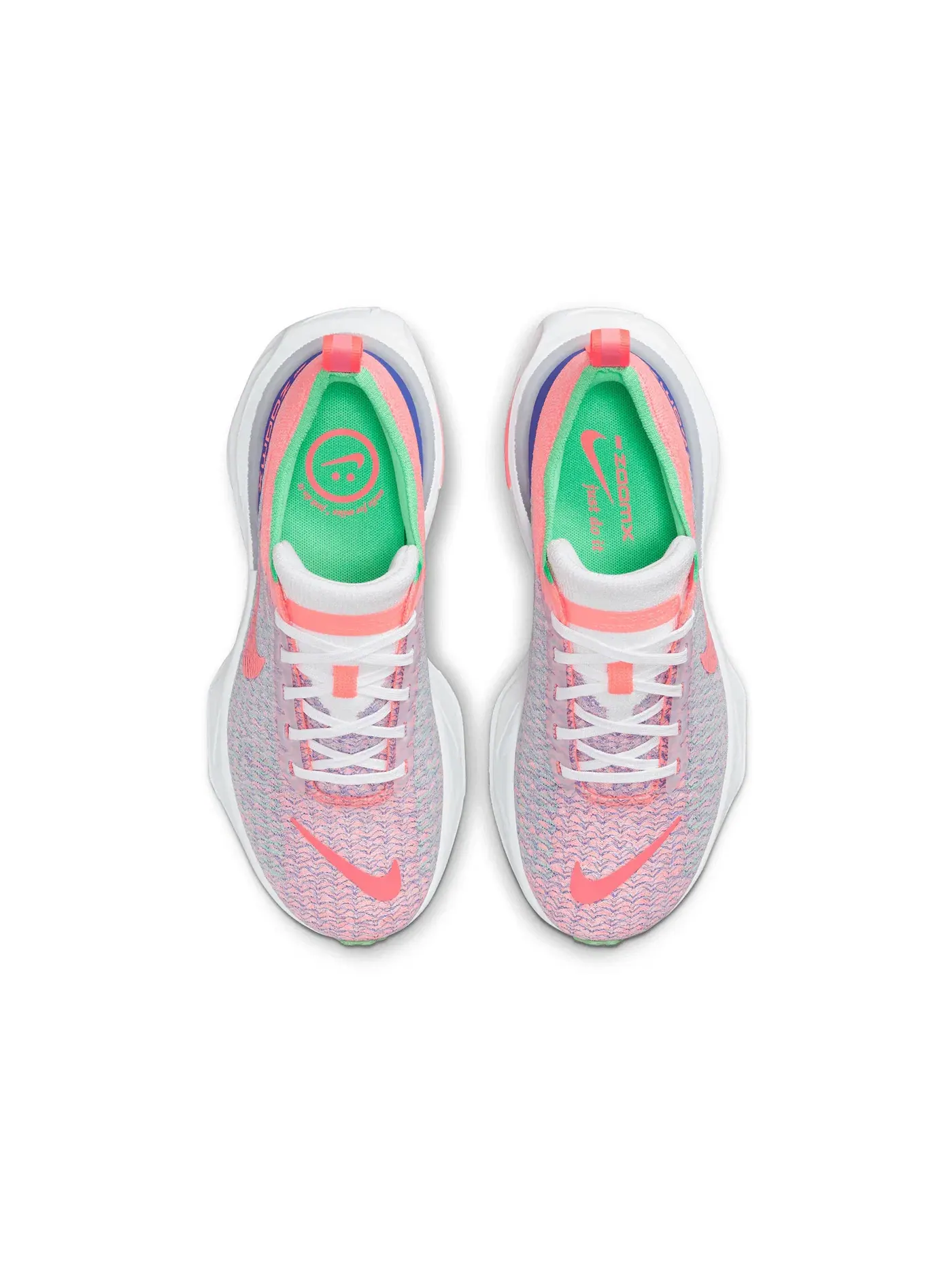 Женские кроссовки для бега с амортизацией Nike ZoomX Invincible Run 3 — изображение 3 из 4, белый/синий/оранжевый