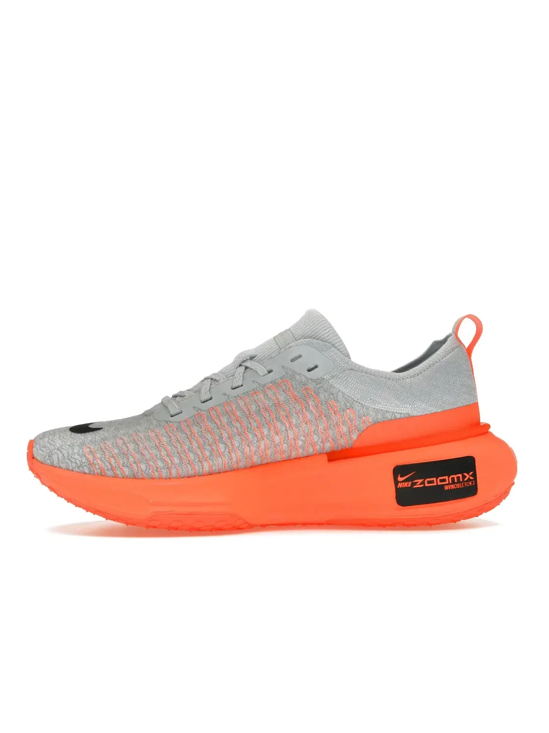 Мужские кроссовки для бега Nike ZoomX Invincible Run 3 Nike — изображение 3 из 4, платиновый серый черный