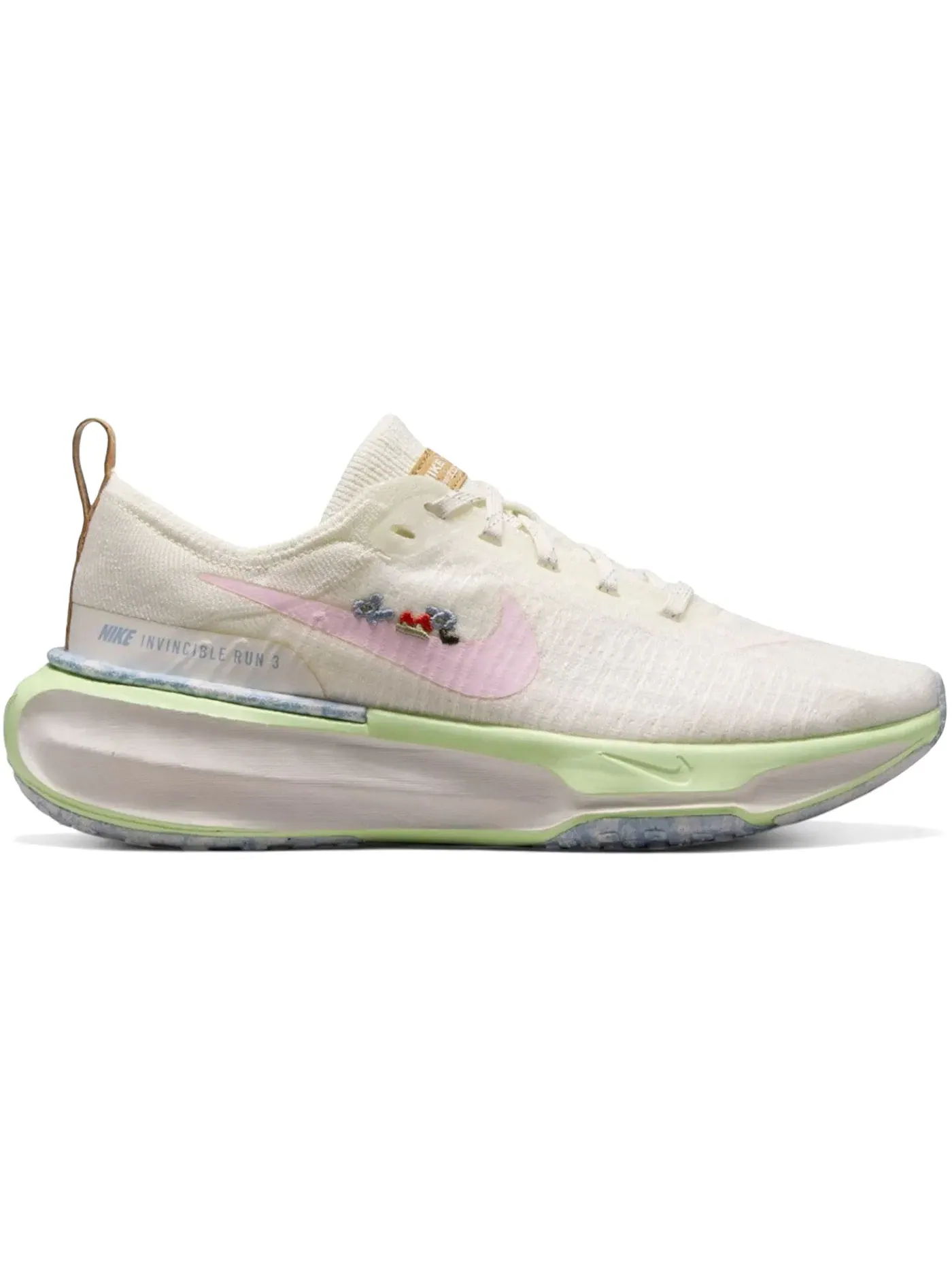 Женские кроссовки для бега с амортизацией Nike ZoomX Invincible Run 3 — изображение 1 из 1, серый/розовый