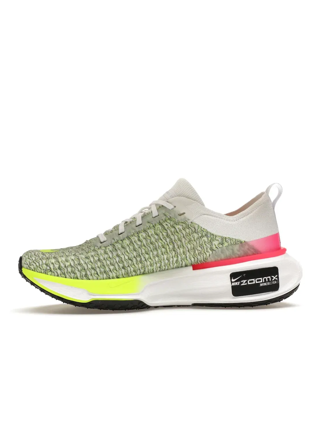 Мужские кроссовки для бега Nike ZoomX Invincible Run 3 Nike — изображение 3 из 4, белый//розовый/черный