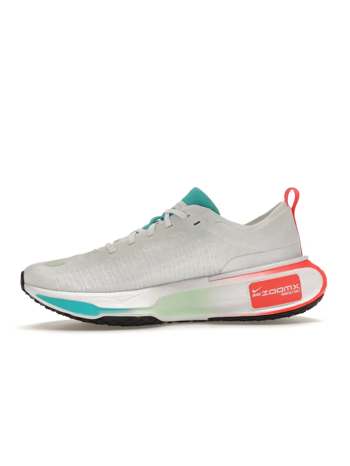 Мужские кроссовки для бега с амортизацией Nike ZoomX Invincible Run 3 Nike — изображение 3 из 4, белый//яркий/черный