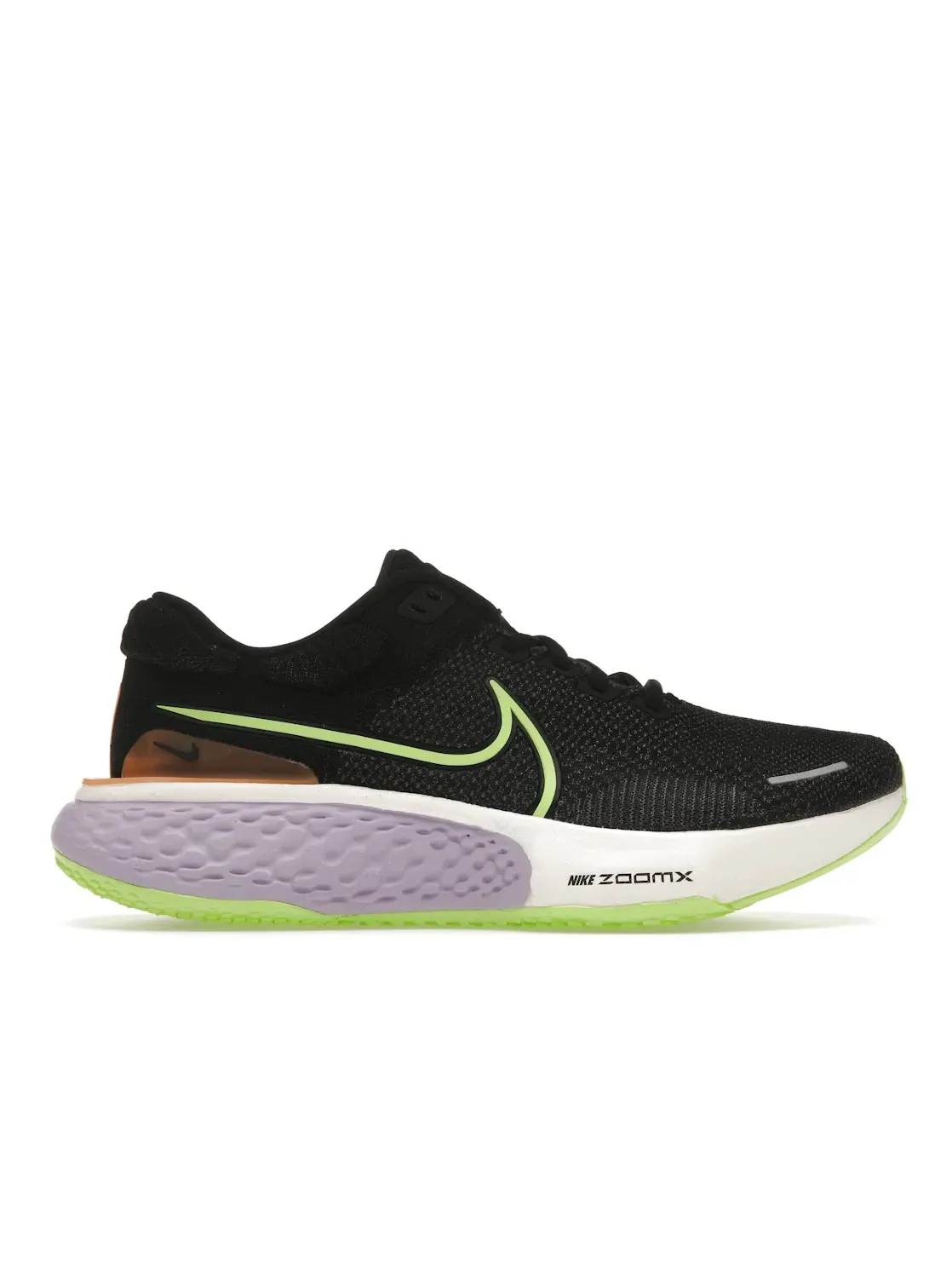 Мужские кроссовки для бега с амортизацией Nike ZoomX Invincible Run Flyknit 2 — изображение 1 из 4, черный//кремовый/зеленый