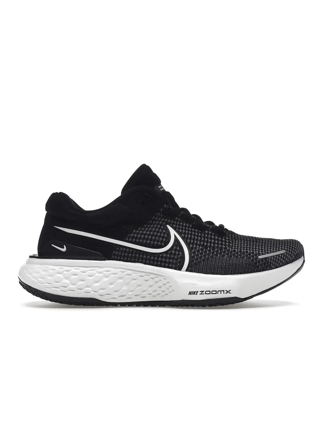 Мужские кроссовки с максимальной амортизацией Nike ZoomX Invincible Run Flyknit 2 — изображение 1 из 4, черный/белый-белый