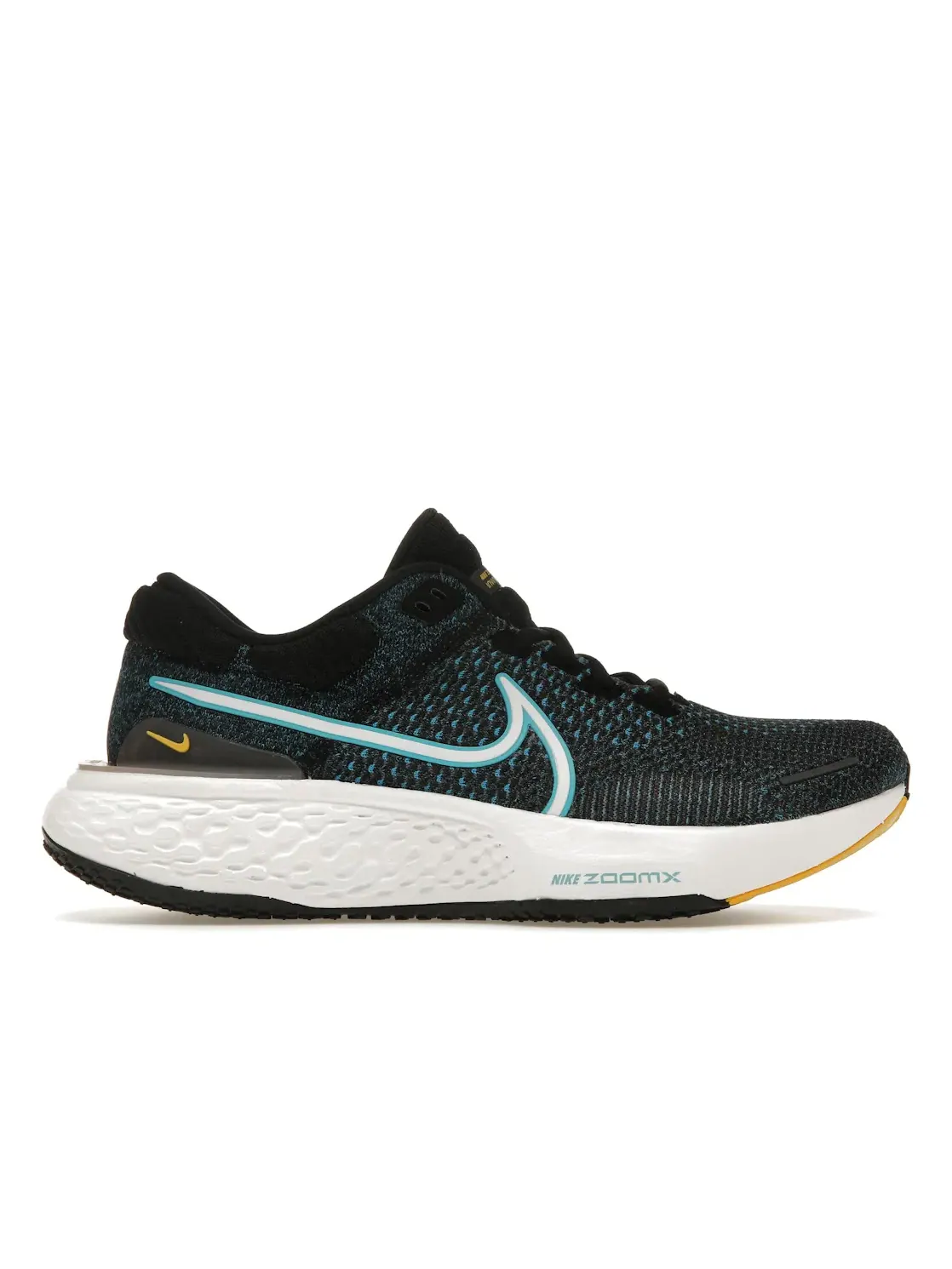 Мужские кроссовки для бега с амортизацией Nike ZoomX Invincible Run Flyknit 2 — изображение 1 из 4, черный/синий/синий/белый