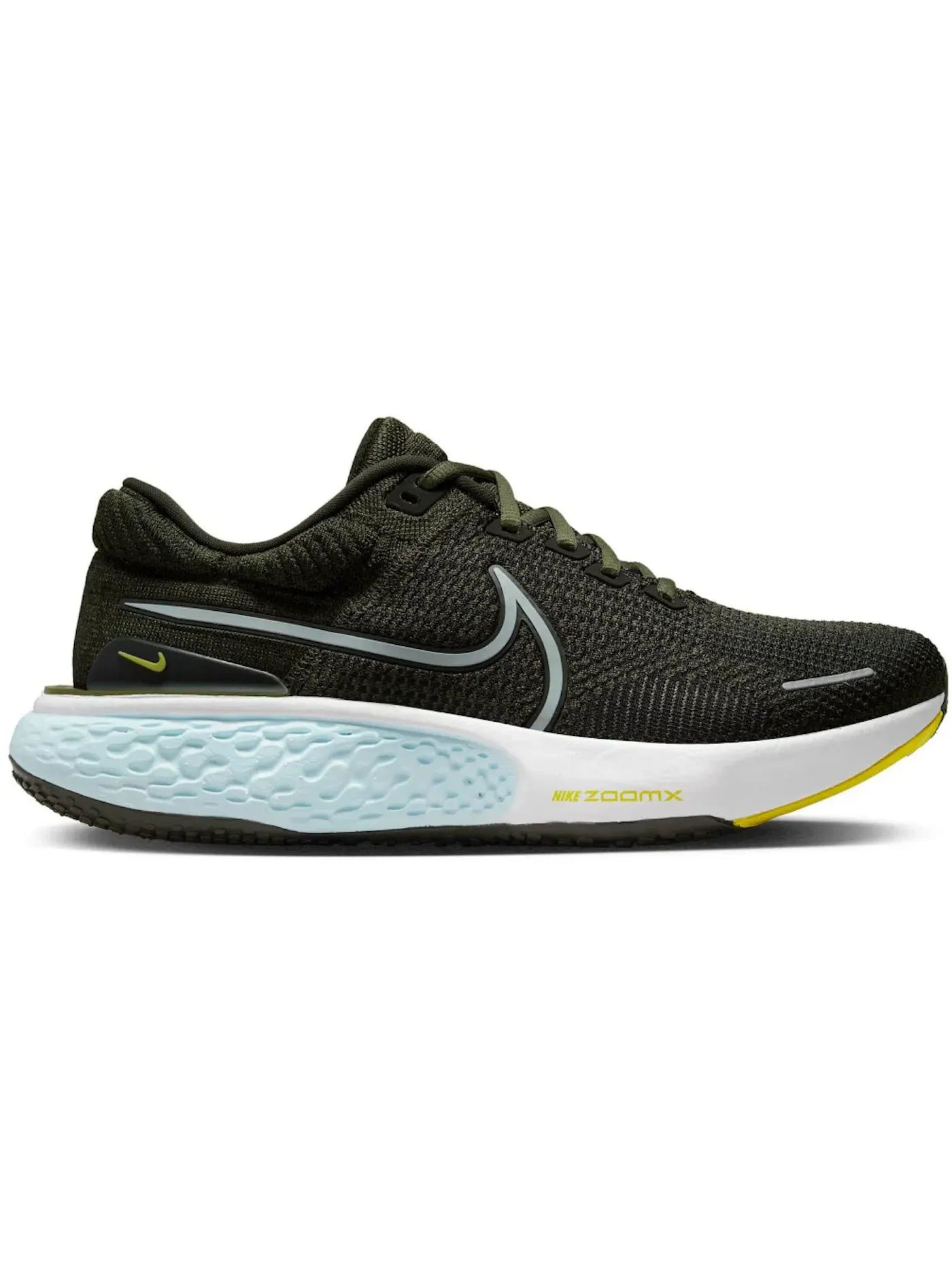 Мужские кроссовки для бега Nike ZoomX Invincible Run Flyknit 2 Nike — изображение 1 из 1, зеленый/синий--белый