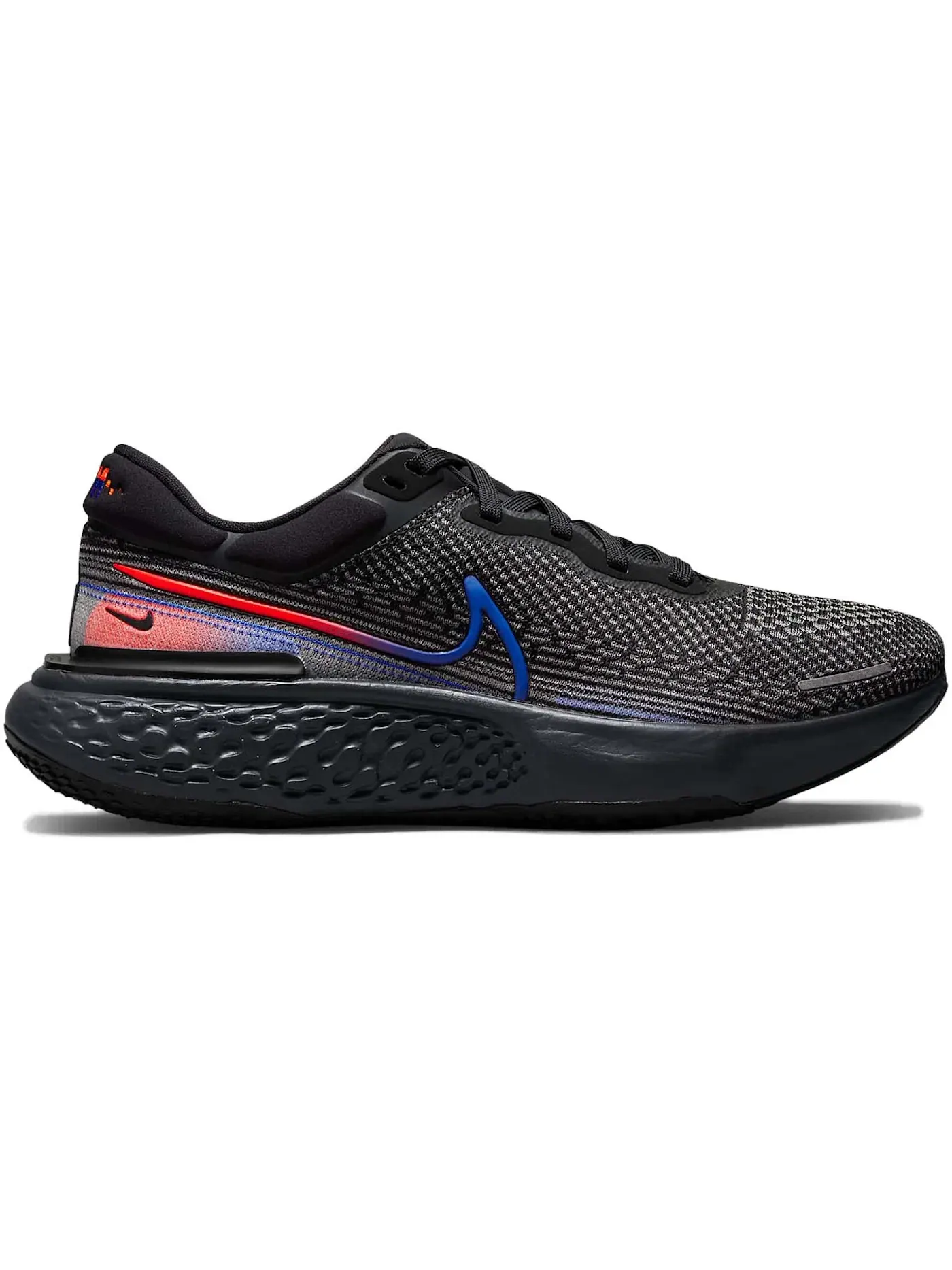 Мужские кроссовки для бега с пеной ZoomX Nike ZoomX Invincible Run Flyknit Nike — изображение 1 из 1, черный/яркий//белый