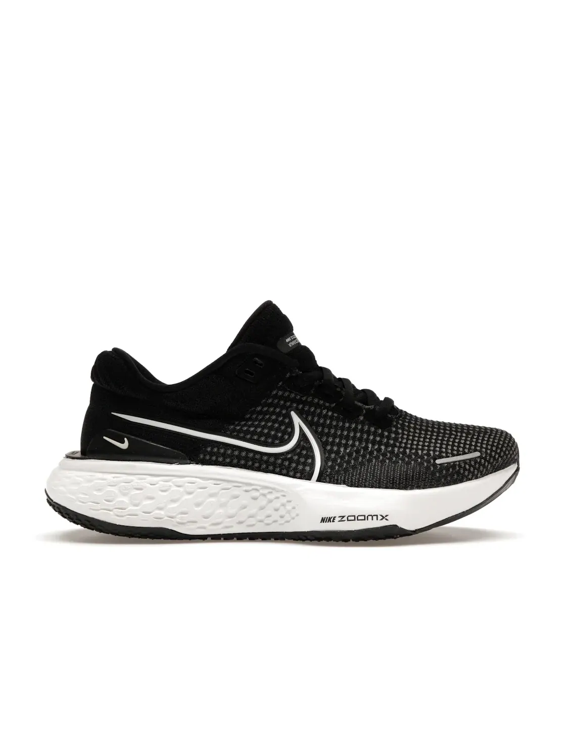 Женские кроссовки для бега с амортизацией Nike ZoomX Invincible Run Flyknit — изображение 1 из 4, черный/белый-белый