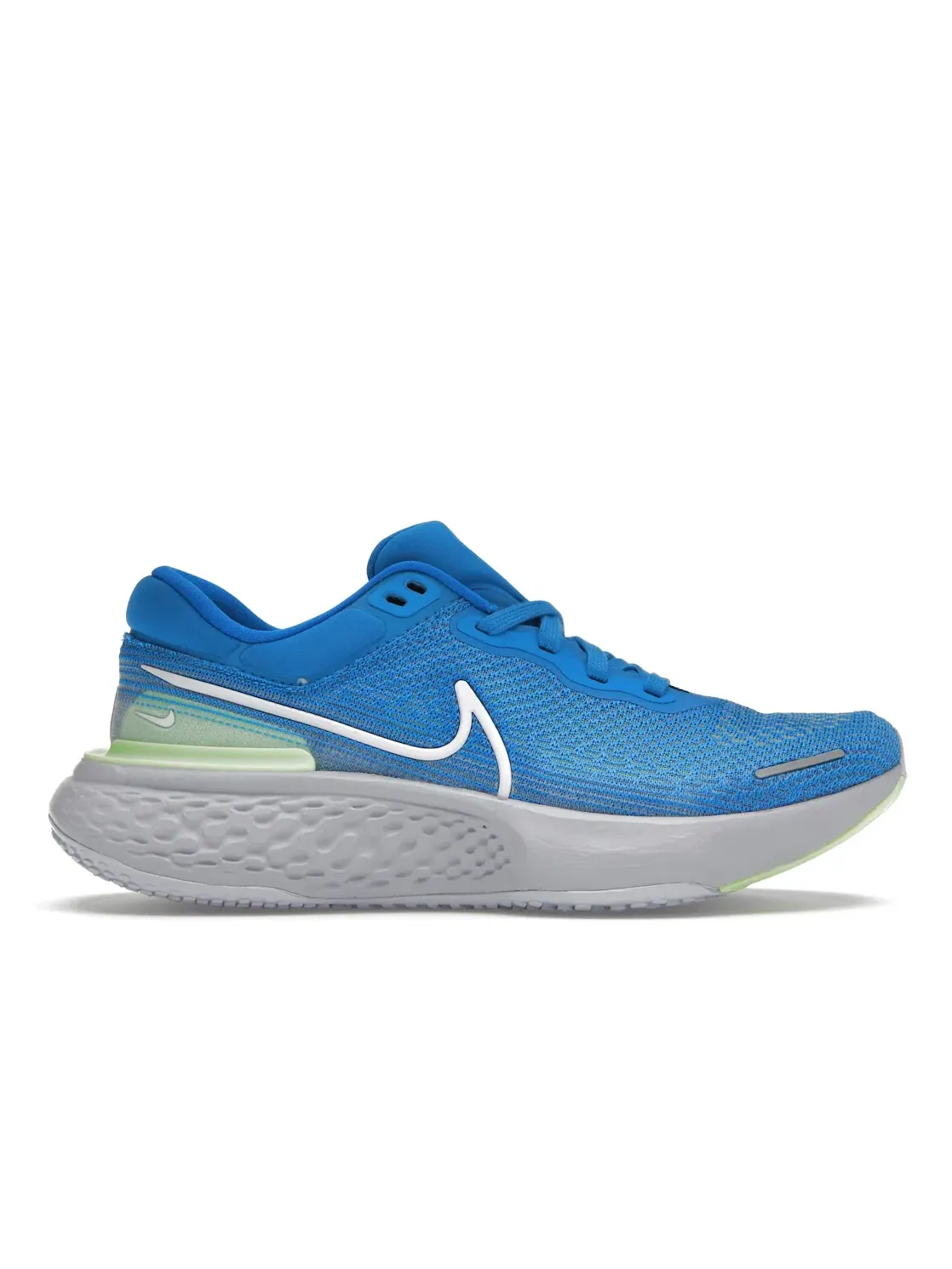 Мужские кроссовки для бега с пеной ZoomX Nike ZoomX Invincible Run Flyknit — изображение 1 из 4, синий серый белый