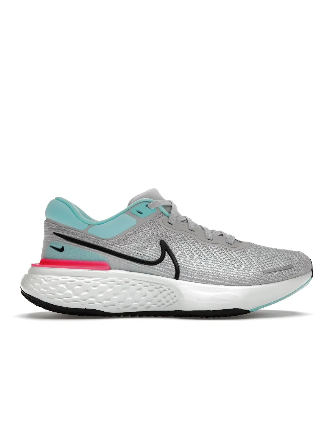 Мужские кроссовки с максимальной амортизацией Nike ZoomX Invincible Run Flyknit — изображение 1 из 4, серый розовый черный