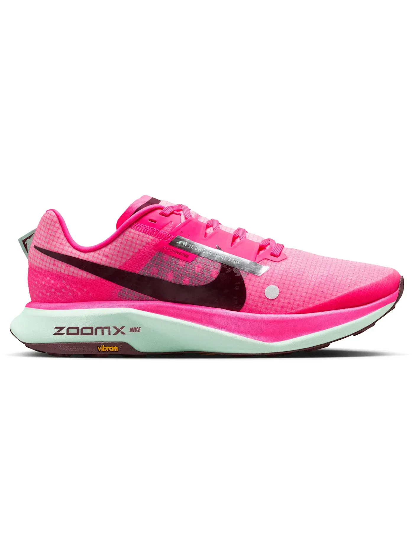 Мужские кроссовки для бега трейловые Nike ZoomX Ultrafly Trail Nike — изображение 1 из 1, розовый//бордовый