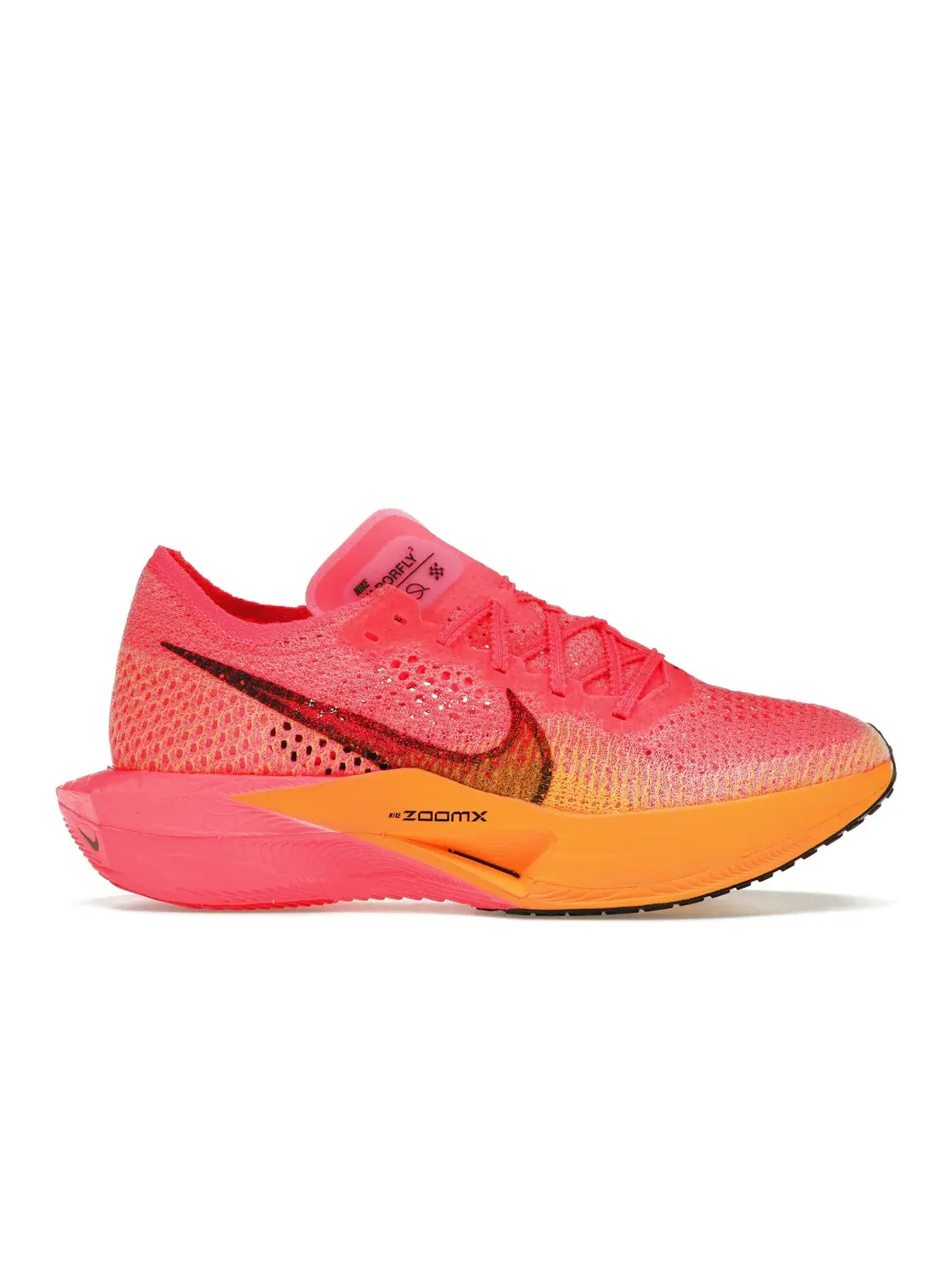 Женские кроссовки для бега с карбоновой пластиной Nike ZoomX Vaporfly 3 — изображение 1 из 4, розовый оранжевый черный