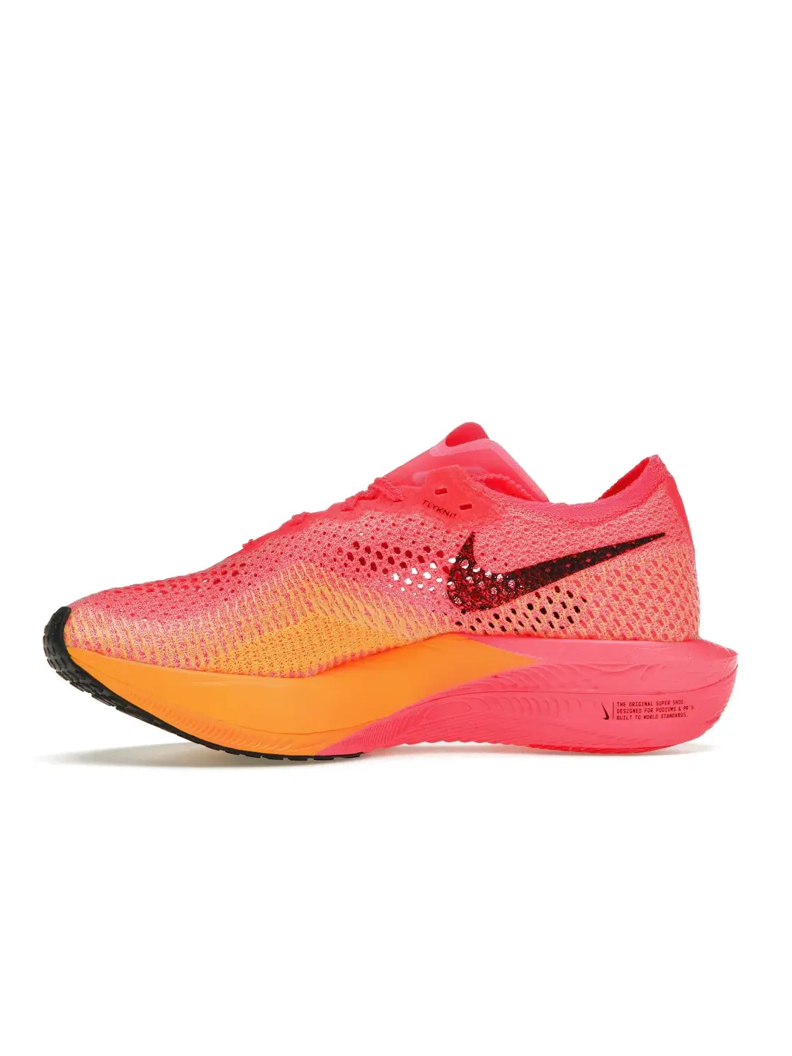 Женские кроссовки для бега с карбоновой пластиной Nike ZoomX Vaporfly 3 — изображение 3 из 4, розовый оранжевый черный