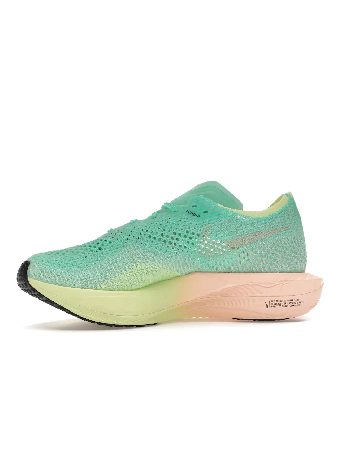 Женские кроссовки для бега с карбоновой пластиной Nike ZoomX Vaporfly 3, Mint Foam/Sunset Tint/Barely Volt/Sail