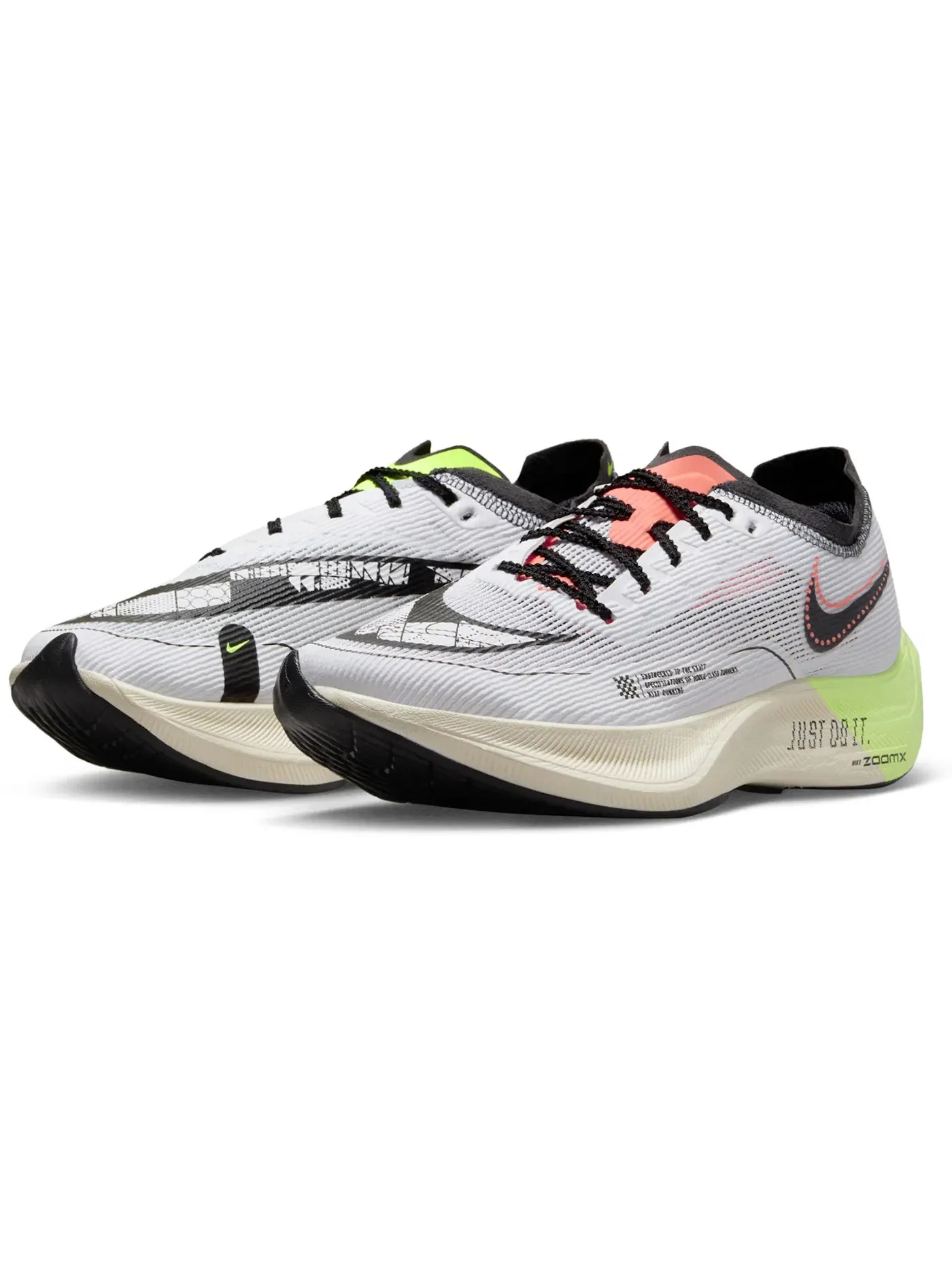 Женские кроссовки для бега с пеноматериалом ZoomX Nike ZoomX Vaporfly Next% 2 — изображение 1 из 3, белый//зеленый/черный