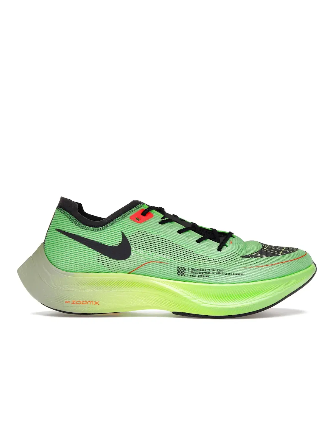 Мужские кроссовки для бега с пеной ZoomX Nike ZoomX Vaporfly Next% 2 — изображение 1 из 4, зеленый/яркий//черный