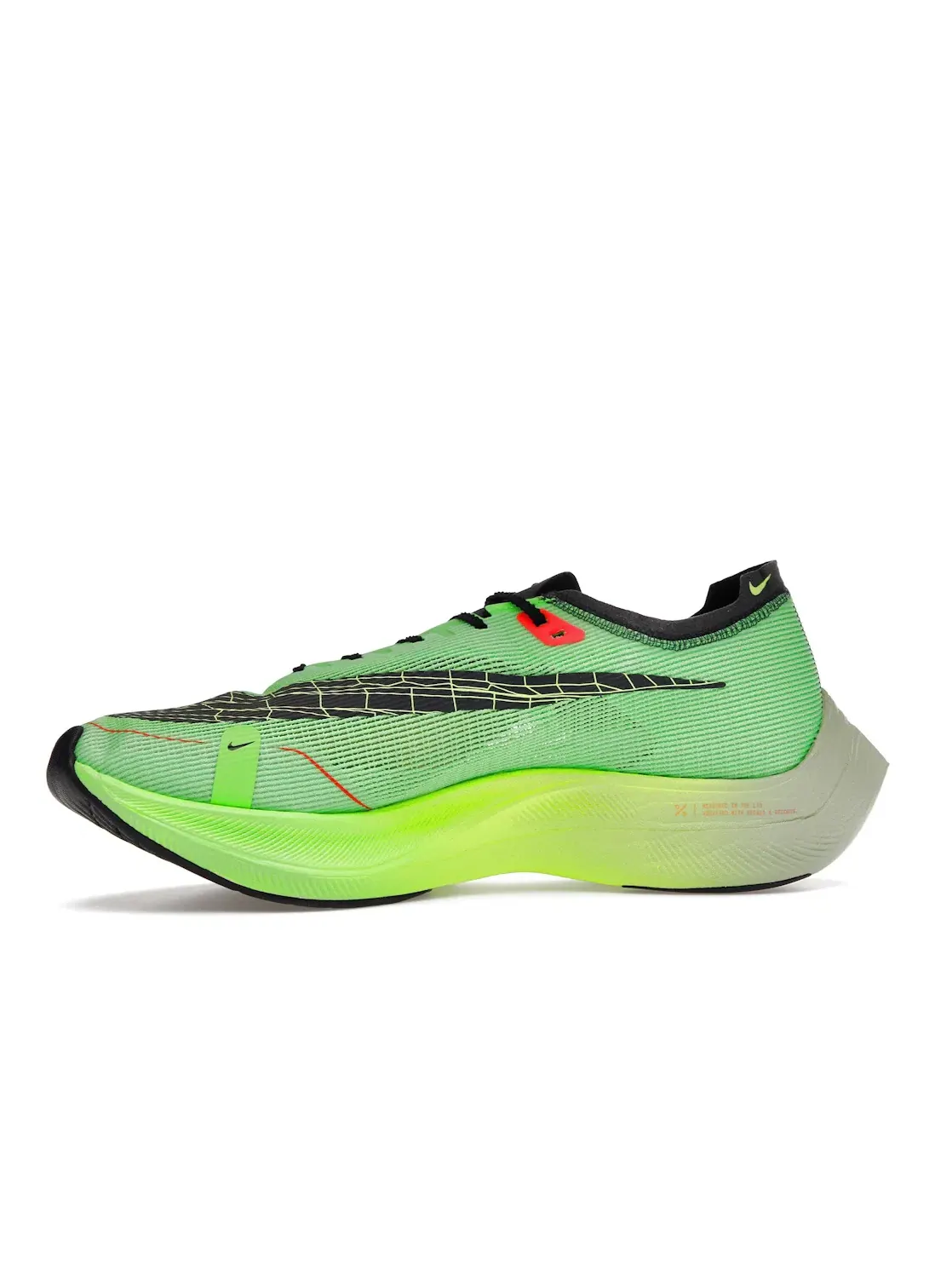 Мужские кроссовки для бега с пеной ZoomX Nike ZoomX Vaporfly Next% 2 — изображение 3 из 4, зеленый/яркий//черный