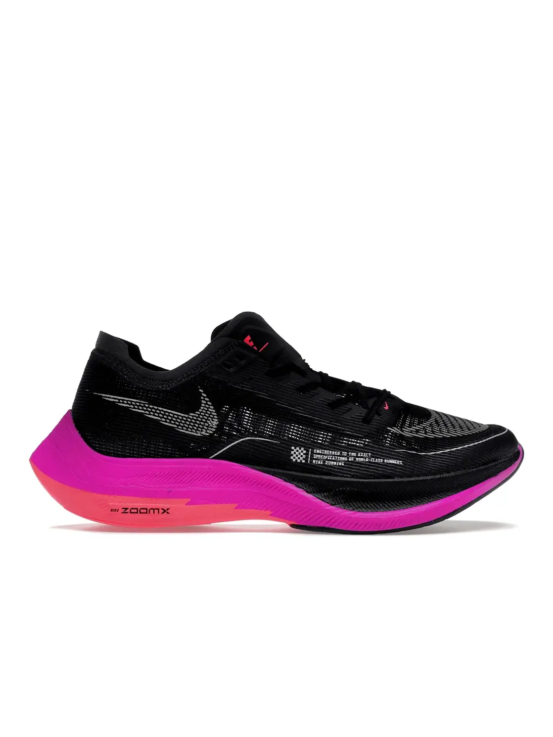 Мужские кроссовки для бега с пеной ZoomX Nike ZoomX Vaporfly Next% 2 — изображение 1 из 4, черный/фиолетовый