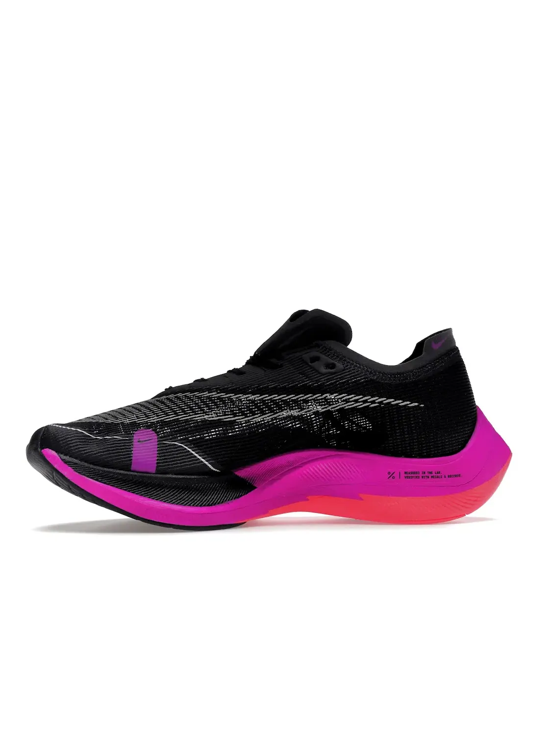 Мужские кроссовки для бега с пеной ZoomX Nike ZoomX Vaporfly Next% 2 — изображение 3 из 4, черный/фиолетовый
