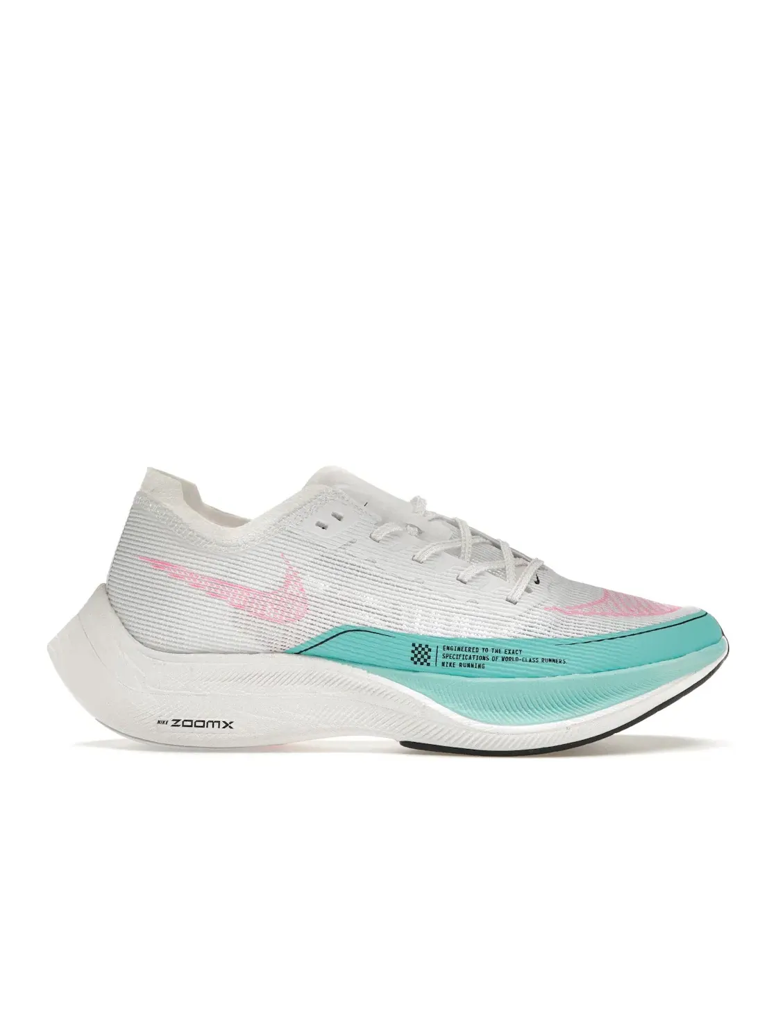 Мужские кроссовки для бега Nike ZoomX Vaporfly Next% 2 — изображение 1 из 4, белый/синий/розовый