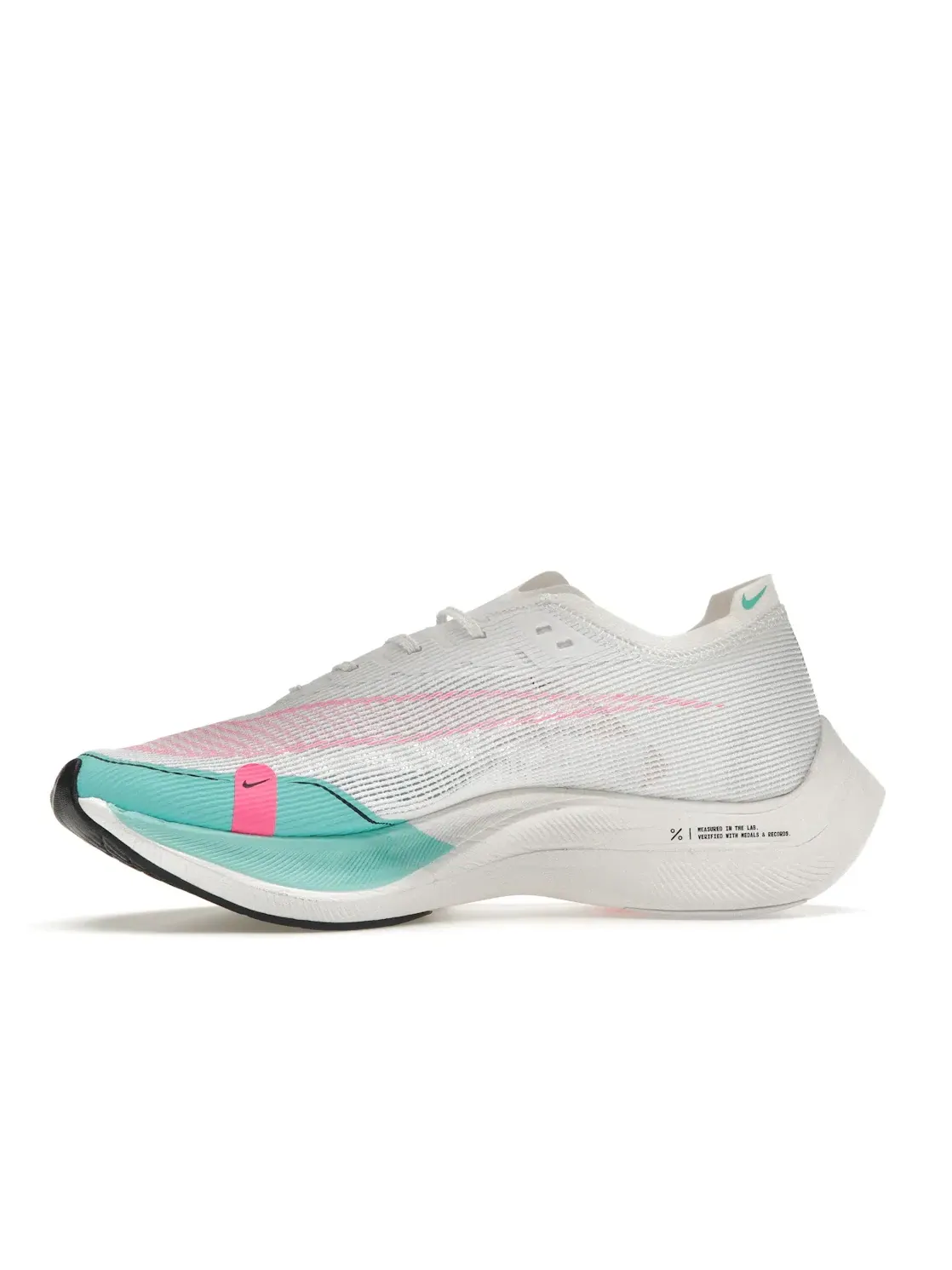 Мужские кроссовки для бега Nike ZoomX Vaporfly Next% 2 — изображение 3 из 4, белый/синий/розовый